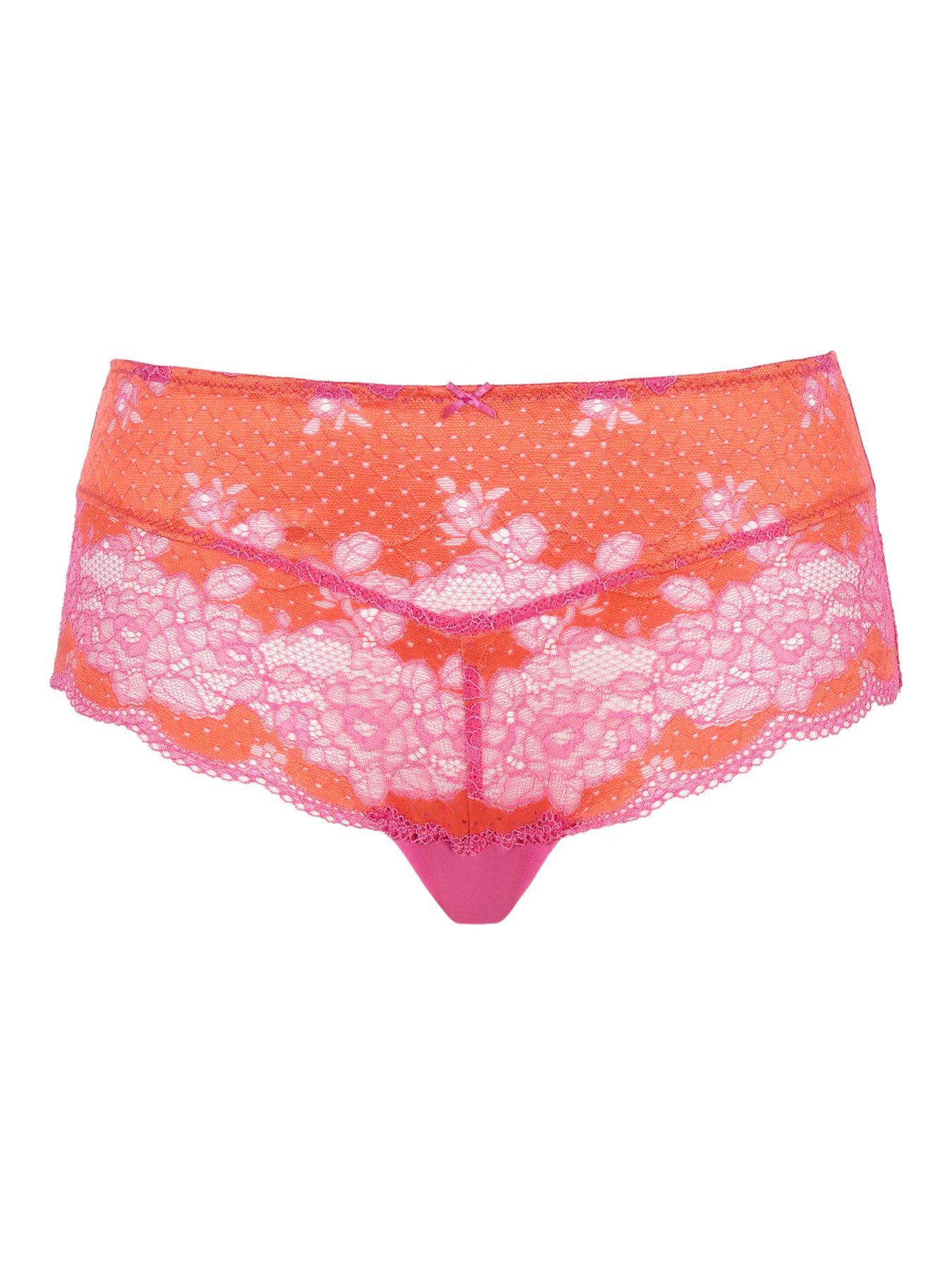 Image 5 of 5 of Panache Clara Pink Papaya Deep Brief - Pink Papaya