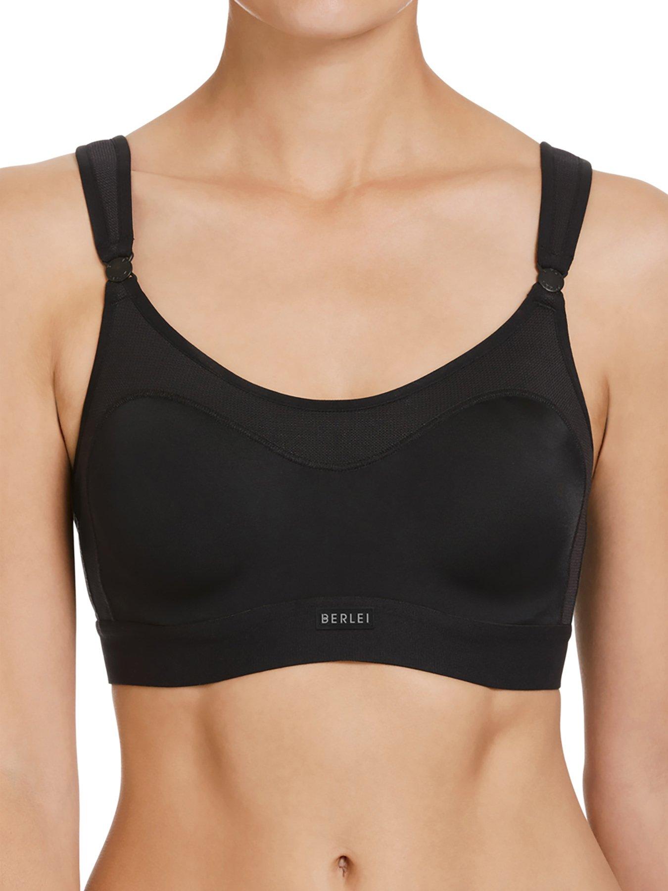 Berlei Berlei Ultimate Performance Crop Top Underwired Bra - Black