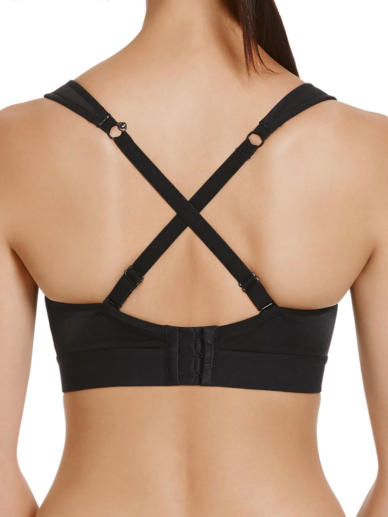 Image 4 of 6 of Berlei Ultimate Performance Crop Top Underwired Bra - Black
