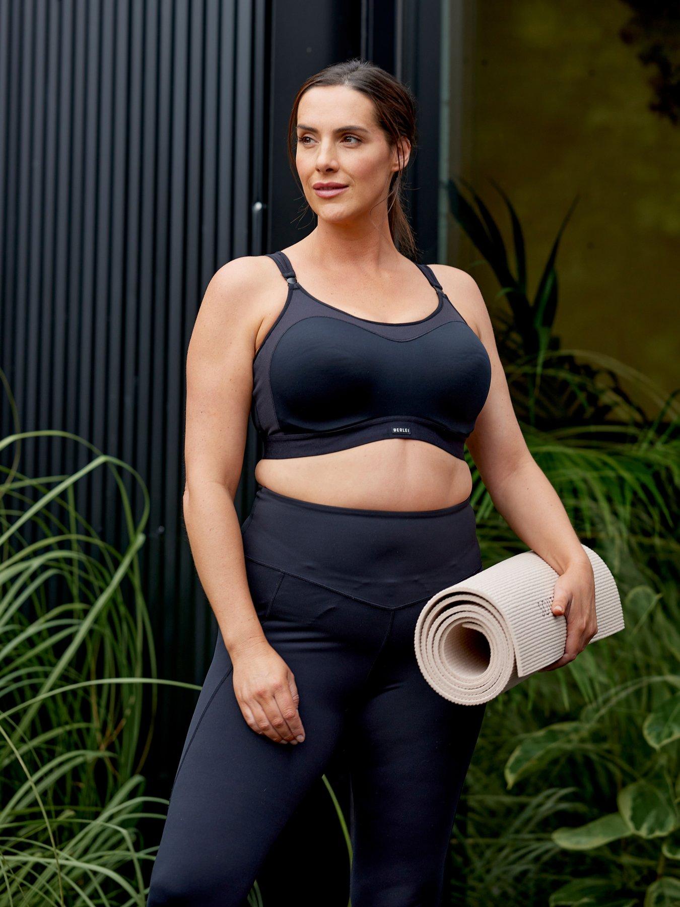 Image 6 of 6 of Berlei Ultimate Performance Crop Top Underwired Bra - Black