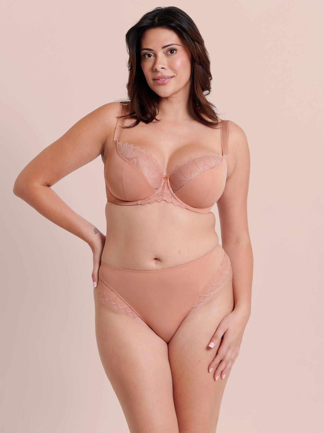 Image 4 of 6 of Curvy Kate Wild One Balcony Bra - Latte
