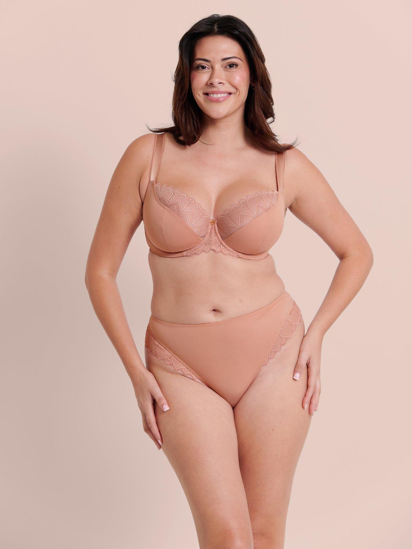 Image 6 of 6 of Curvy Kate Wild One Balcony Bra - Latte