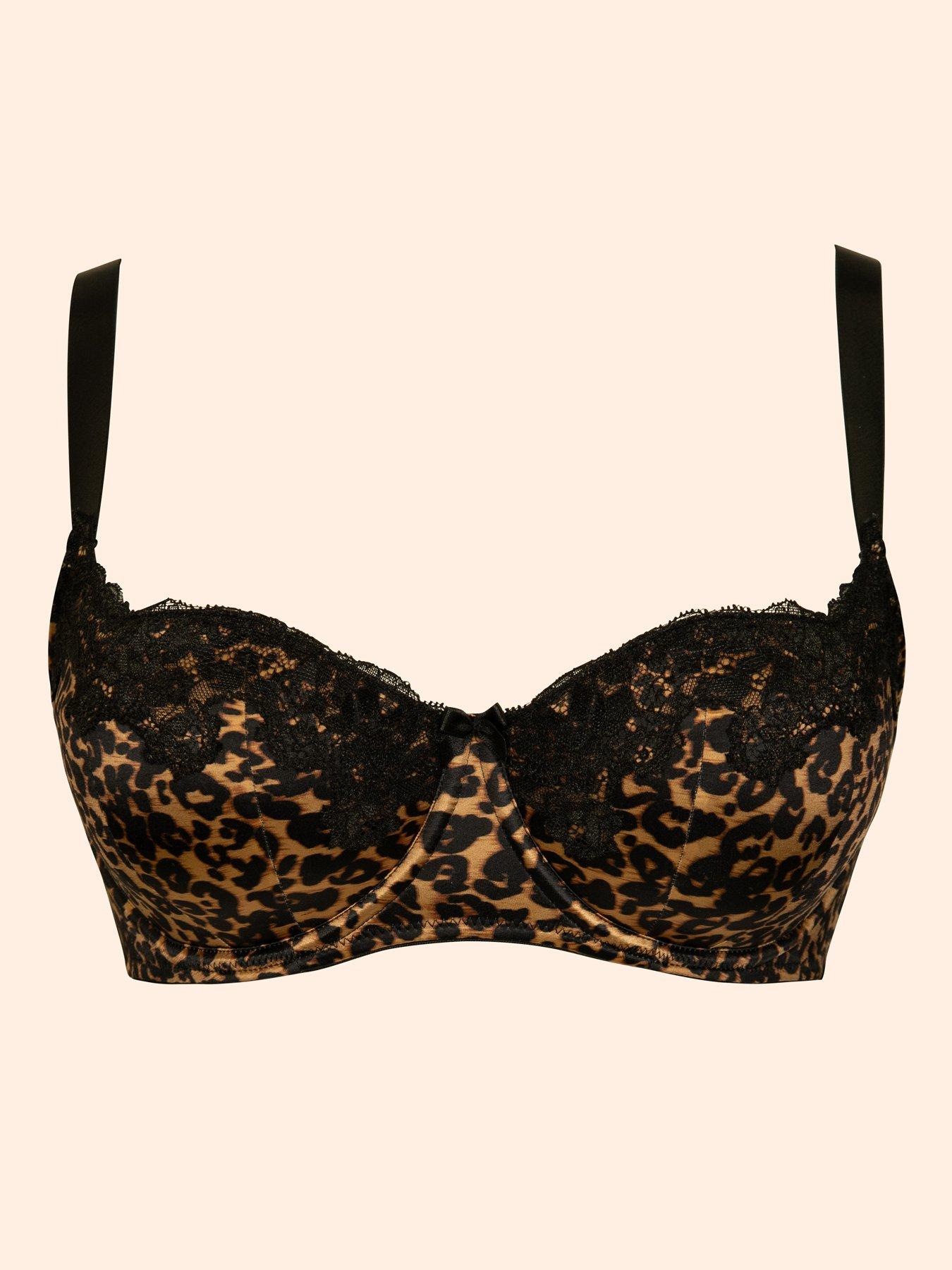 Image 5 of 6 of Curvy Kate Boost Lace Balcony Bra&nbsp; - Leopard Print