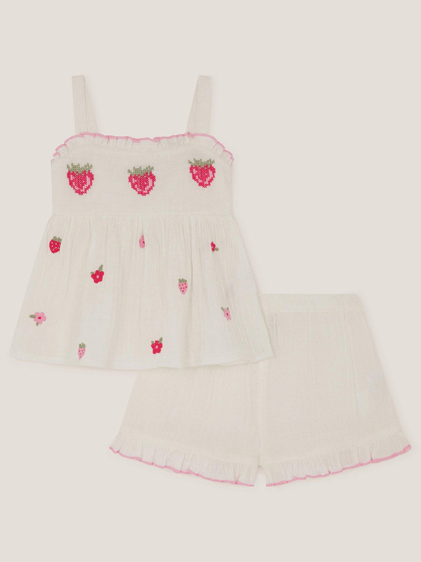 monsoon-baby-girls-strawberry-short-set-white