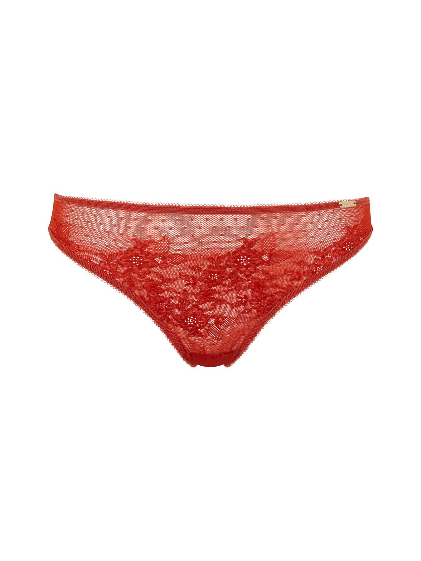 Image 4 of 4 of Gossard Glossies Lace Brief - Paprika