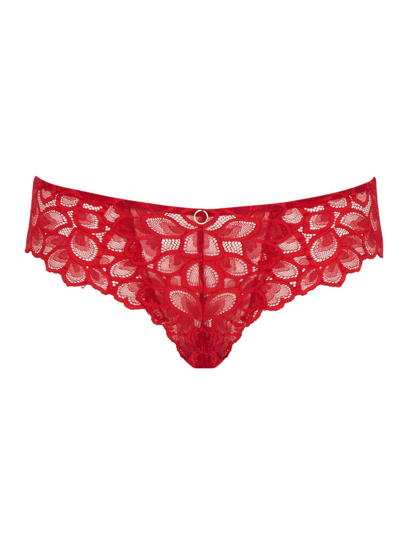 Image 5 of 5 of Panache Allure Brazilian Brief - True Red
