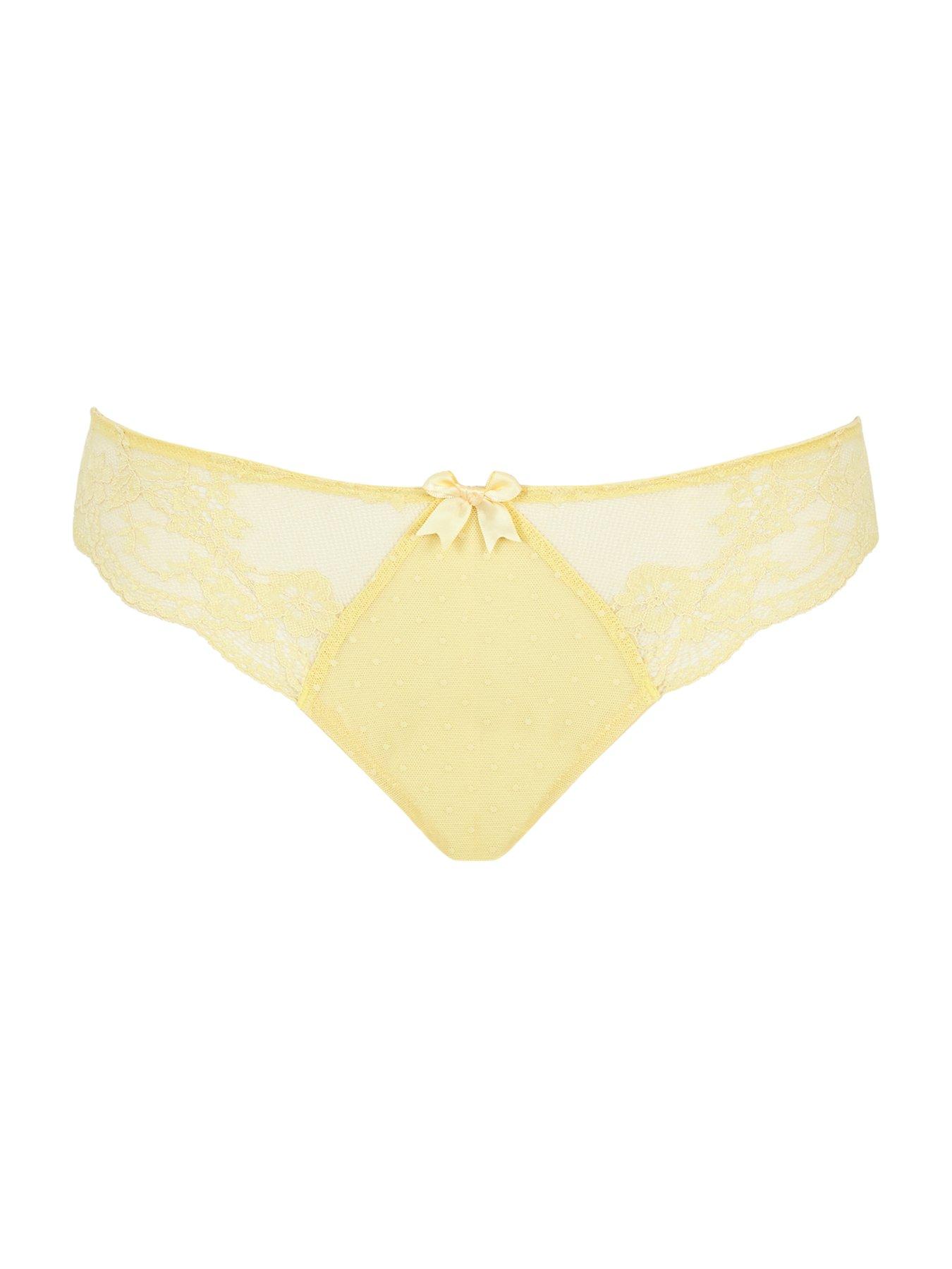 Image 6 of 6 of Panache Heidi Lemon Brazilian Brief - Lemon