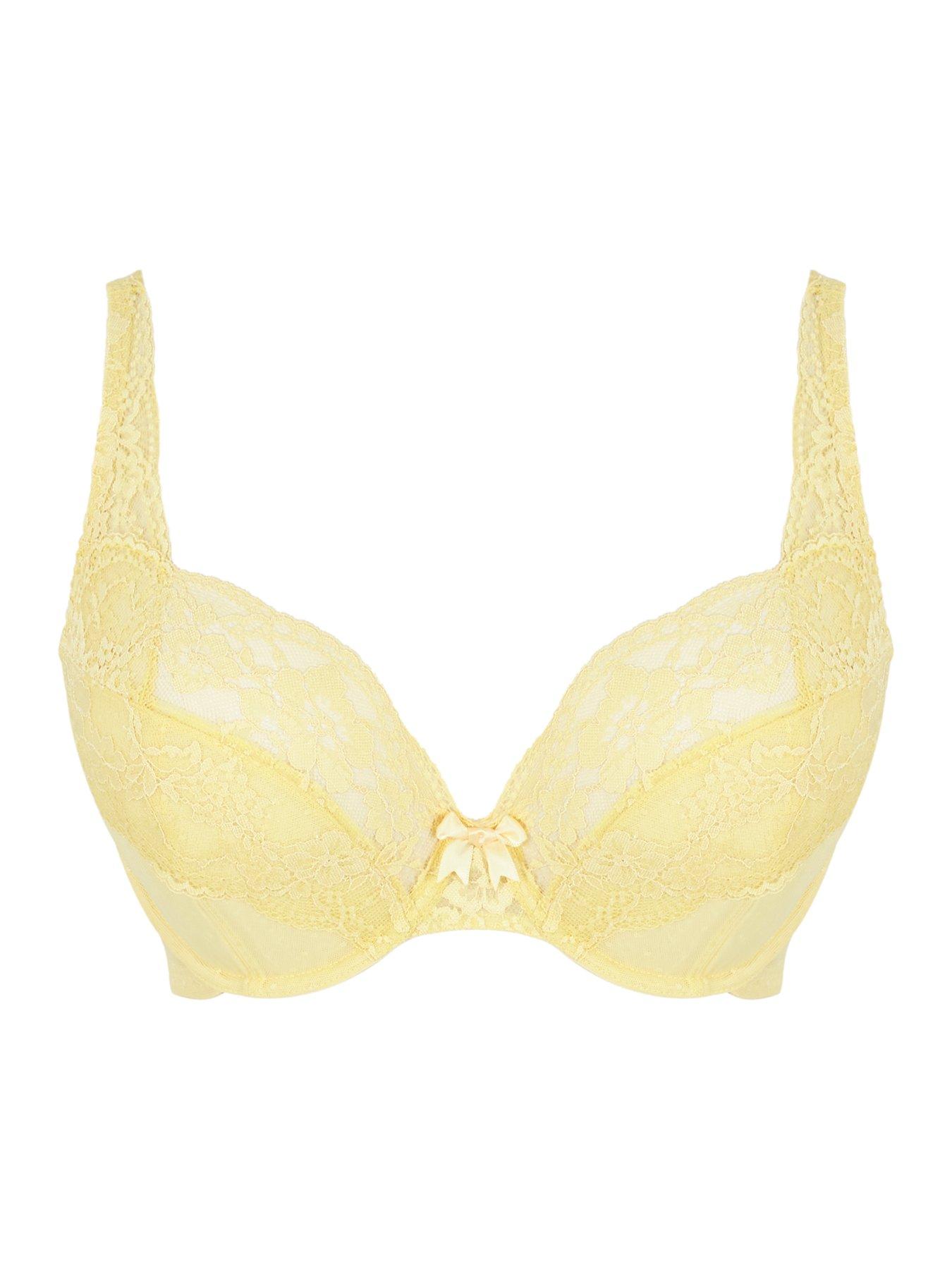 Image 5 of 5 of Panache Heidi Lemon Plunge Bra - Lemon