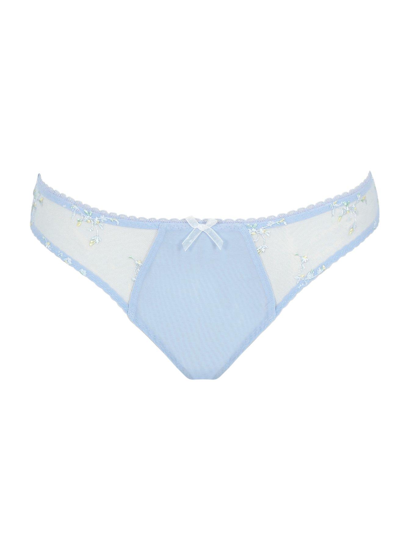 Image 4 of 4 of Panache Meadow Dusky Blue Brazilian Brief - Dusky Blue