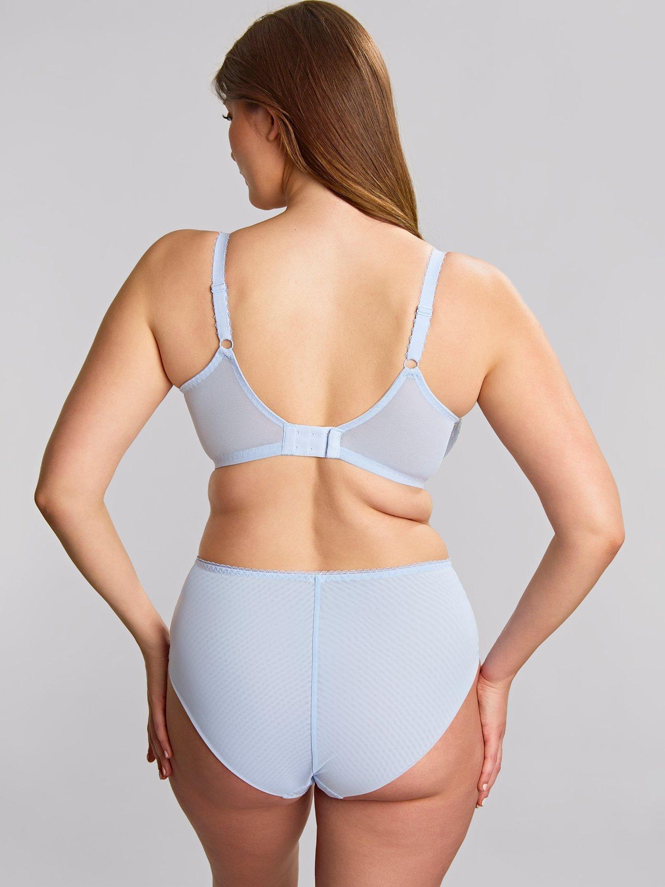 Image 3 of 5 of Panache Meadow Dusky Blue Plunge Bra - Dusky Blue