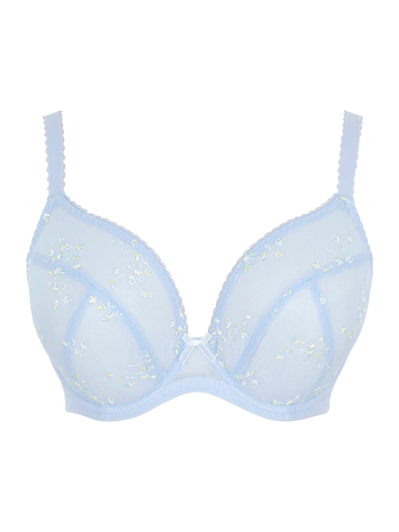 Image 5 of 5 of Panache Meadow Dusky Blue Plunge Bra - Dusky Blue