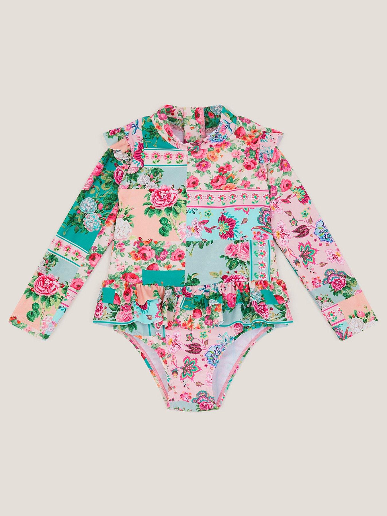 monsoon-baby-girls-patchwork-upf-one-piece-swimsuit--green