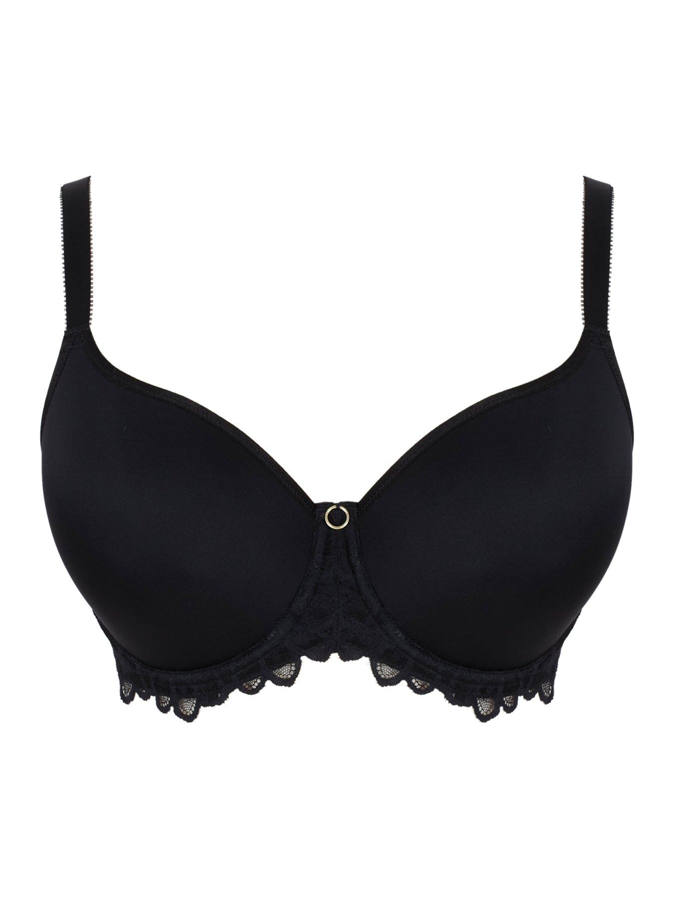 Image 4 of 4 of Panache Allure Black Wired Spacer Bra - Black