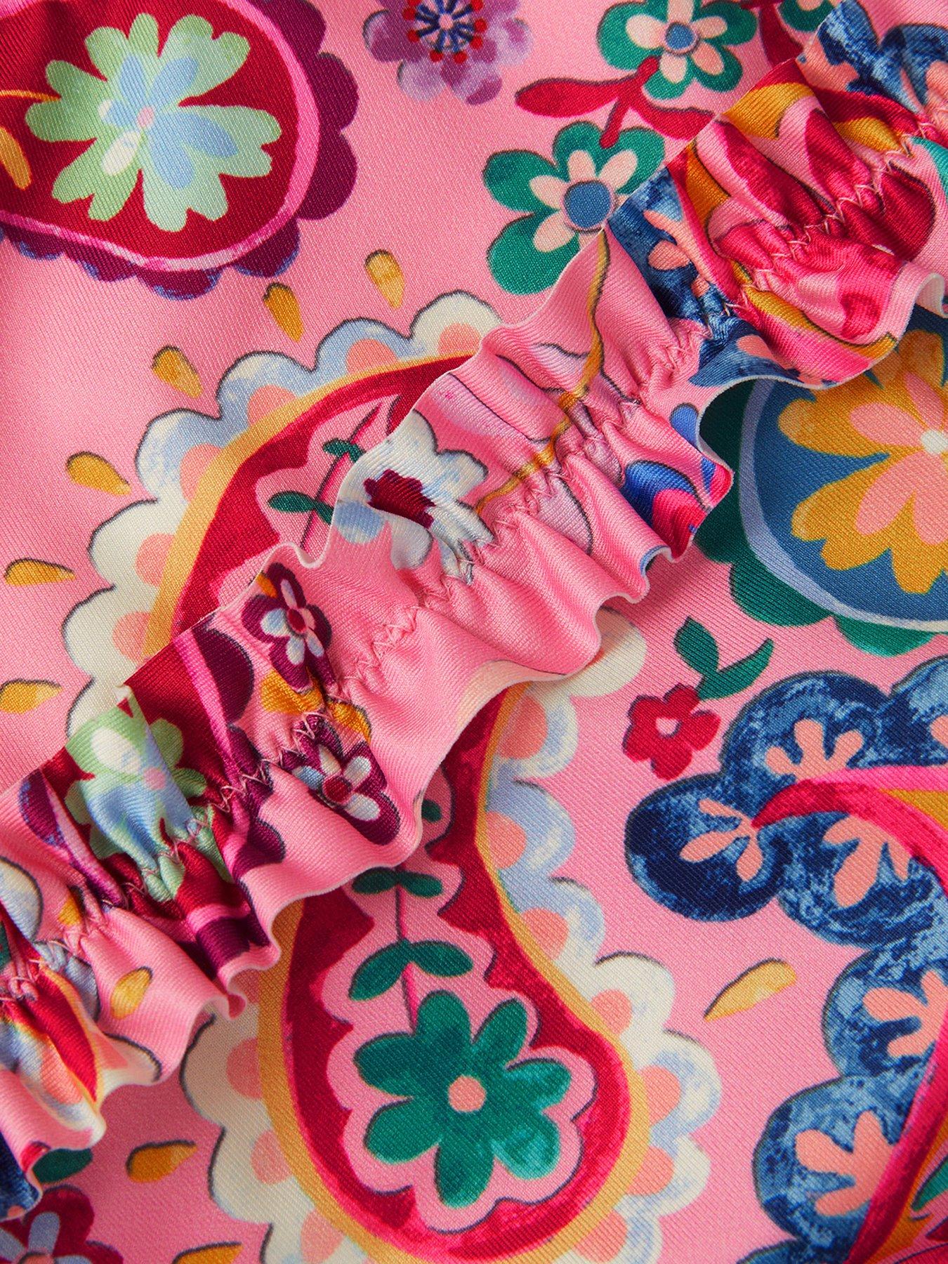  image of monsoon-girls-paisley-puff-bikini-pink