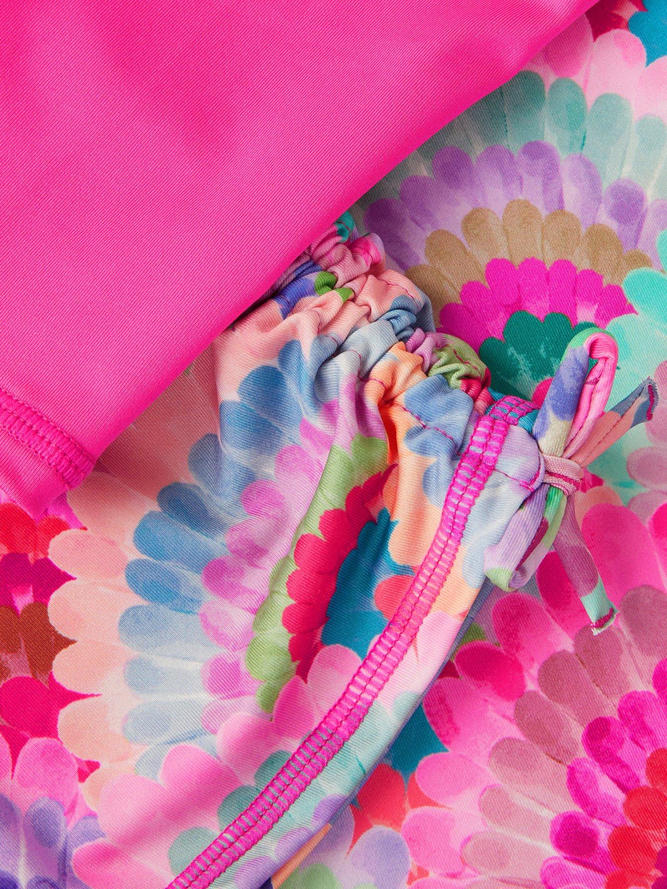 Image 3 of 3 of Monsoon Girls Rainbow Shells UPF Set - Pink
