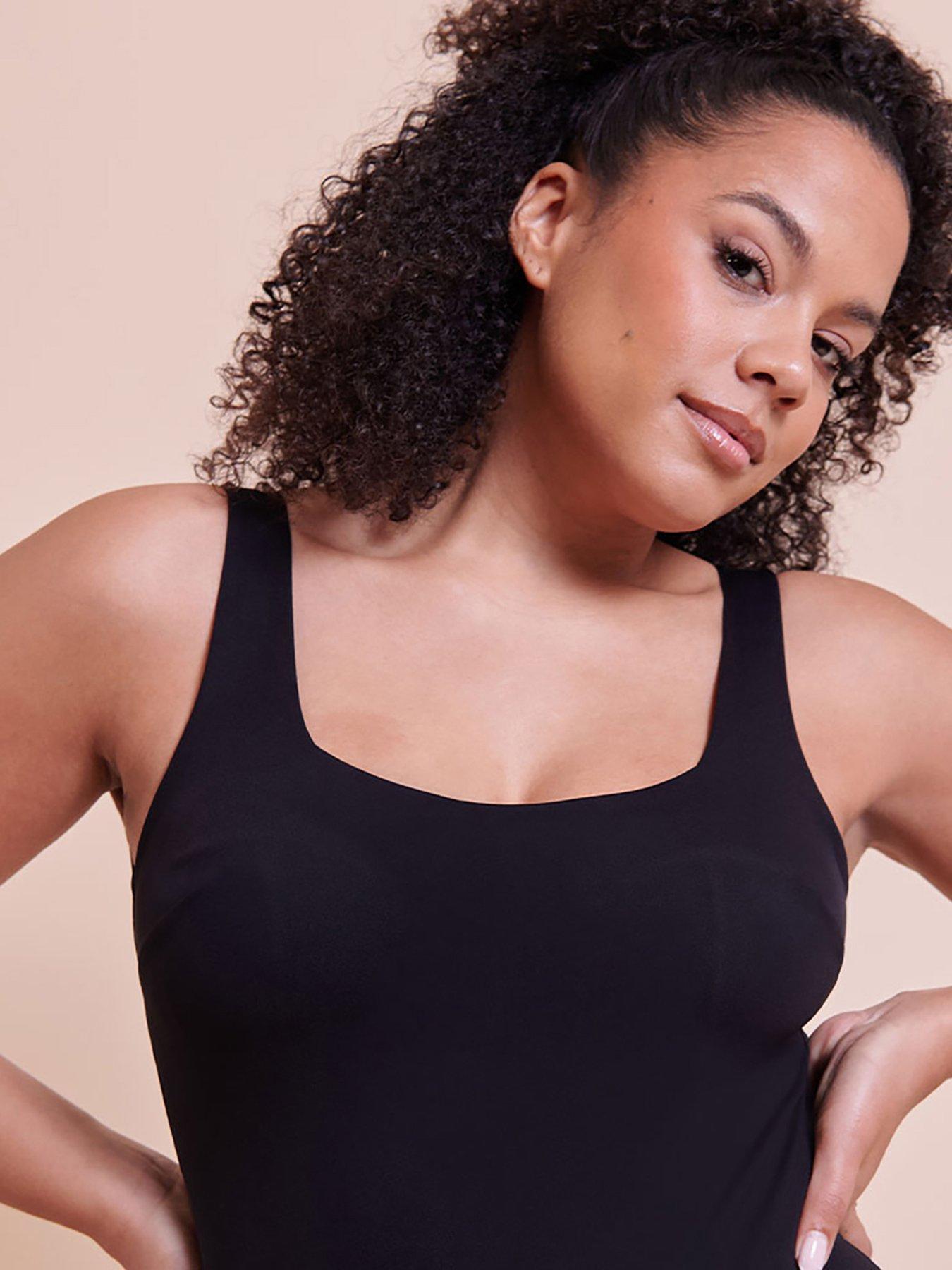  image of curvy-kate-smoothie-support-stretch-body-black