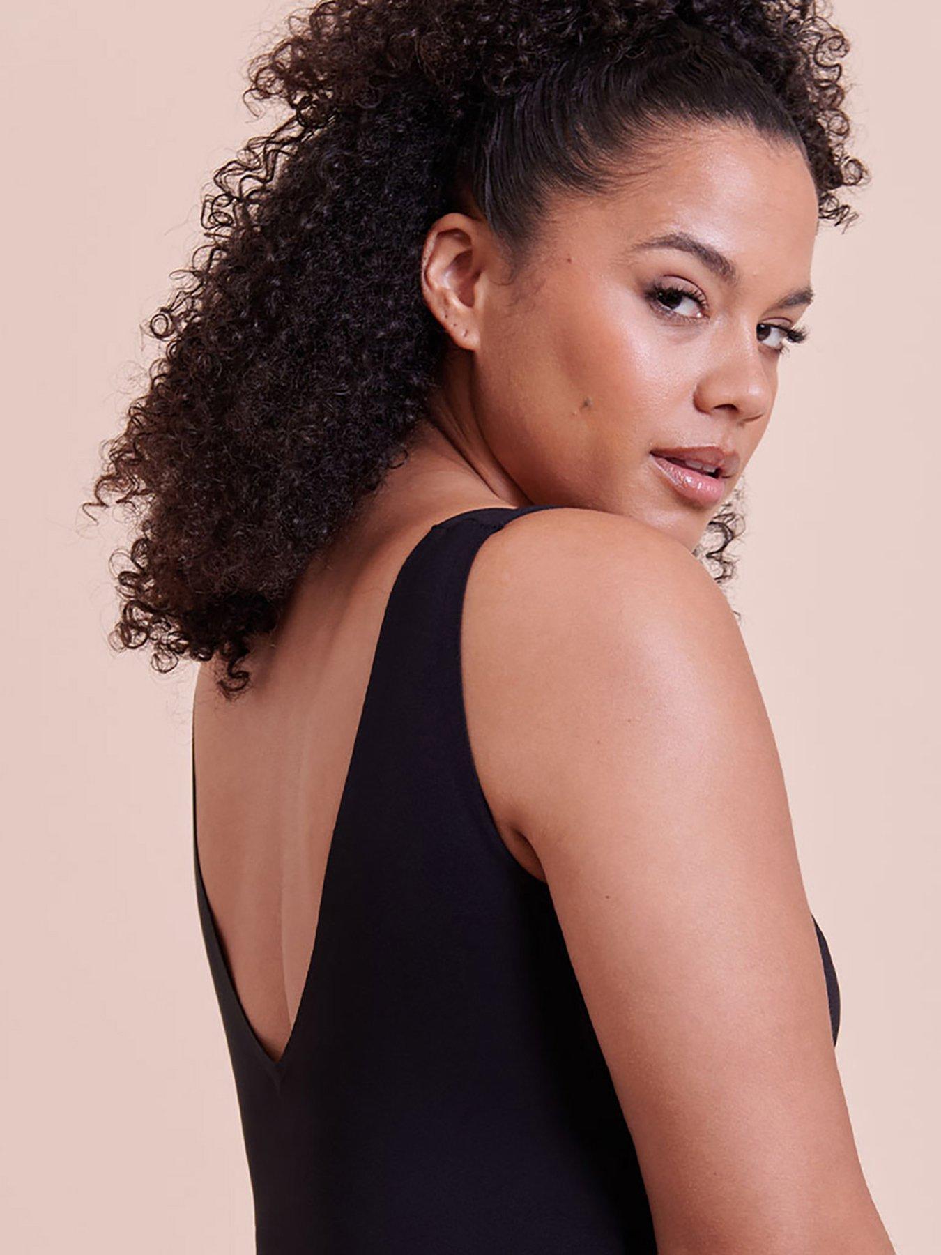  image of curvy-kate-smoothie-support-stretch-body-black