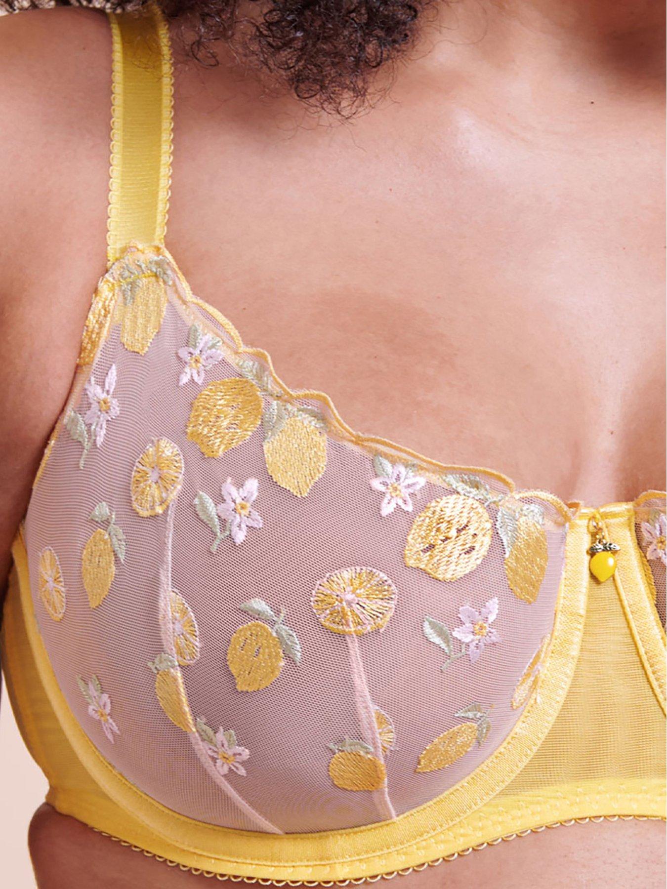 Image 4 of 5 of Curvy Kate Limoncello Balcony Bra - Lemon Blush