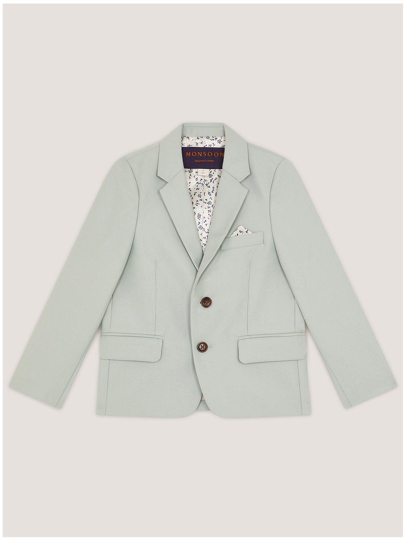 Image 2 of 4 of Monsoon Boys Freddie Blazer - Light Green