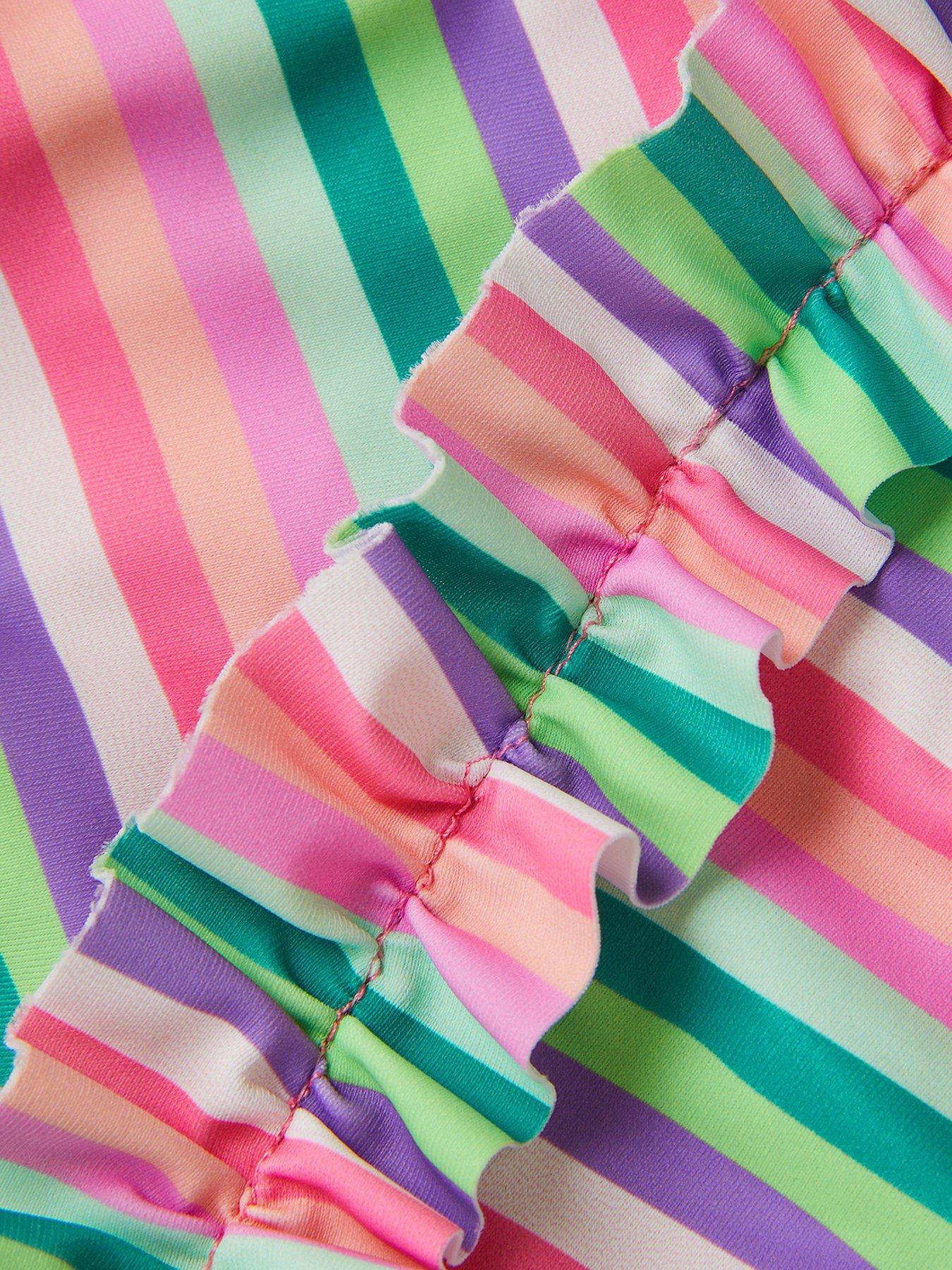  image of monsoon-girls-stripe-bikini-pink