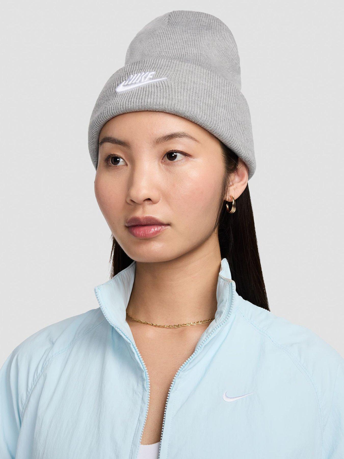 Image 1 of 4 of Nike Unisex Futura Logo Beanie - Grey