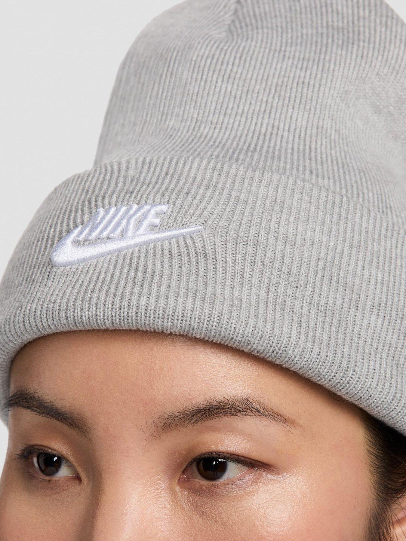 Image 3 of 4 of Nike Unisex Futura Logo Beanie - Grey