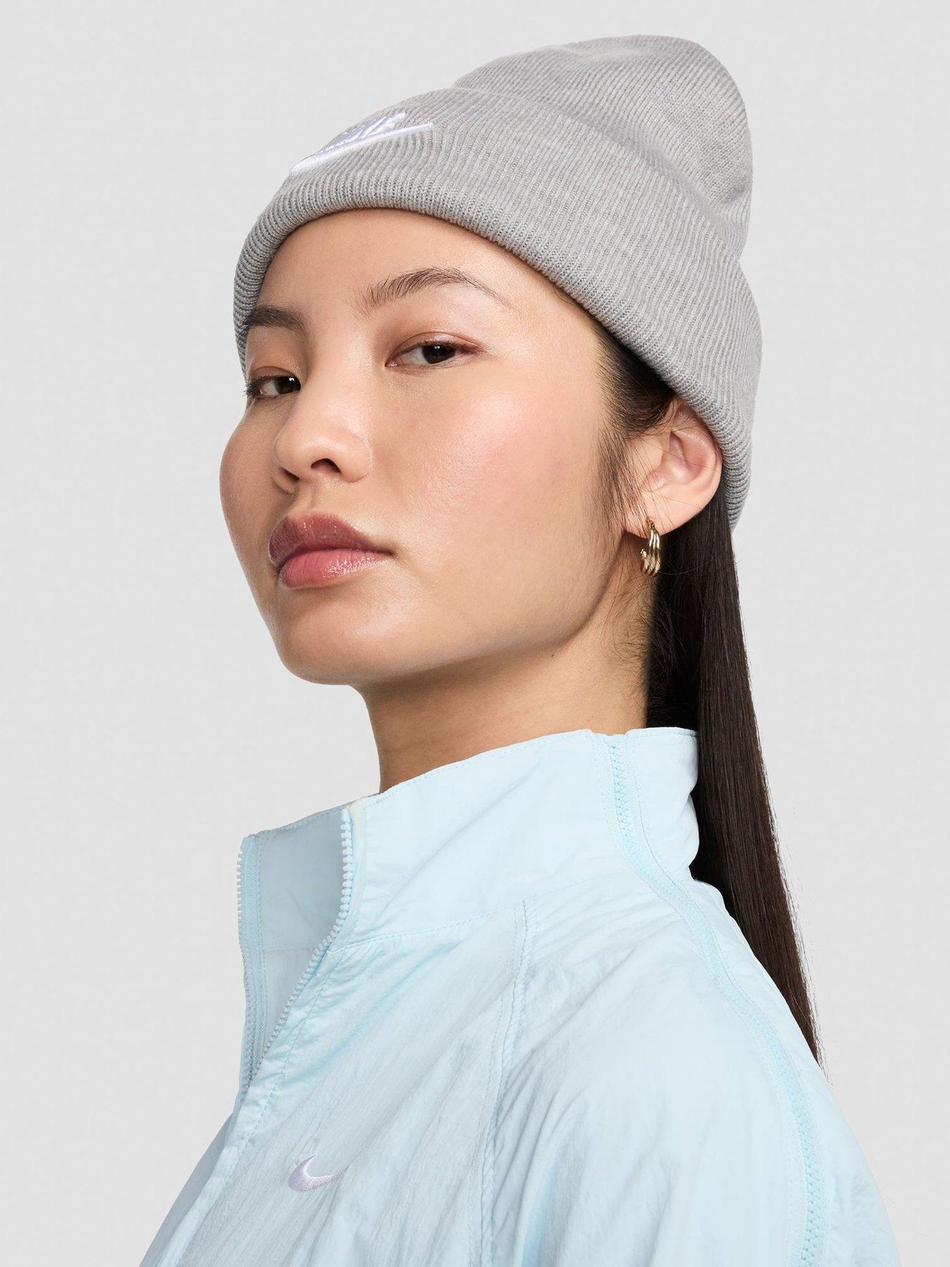 Image 4 of 4 of Nike Unisex Futura Logo Beanie - Grey