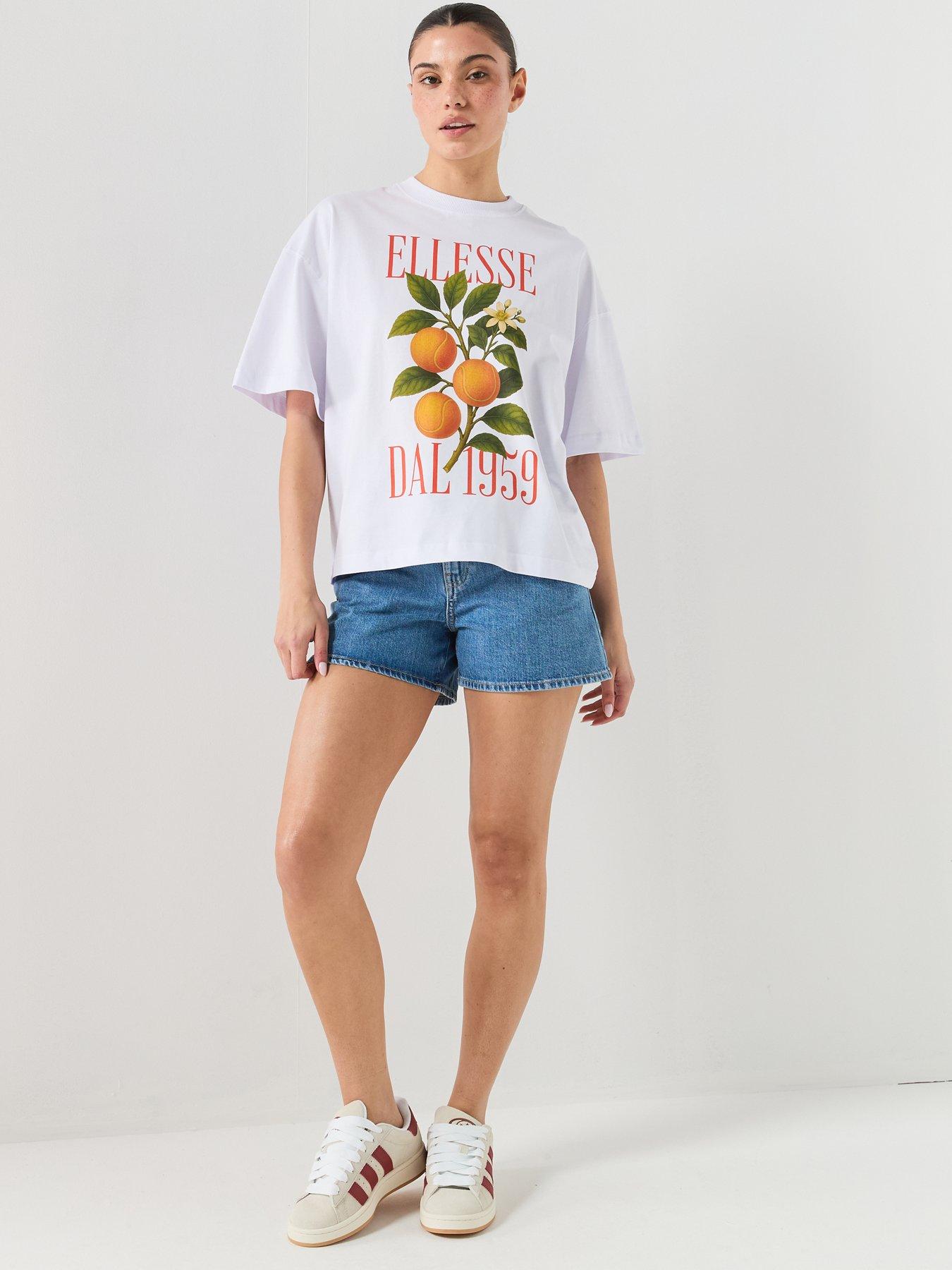  image of ellesse-womens-1959-tee-white