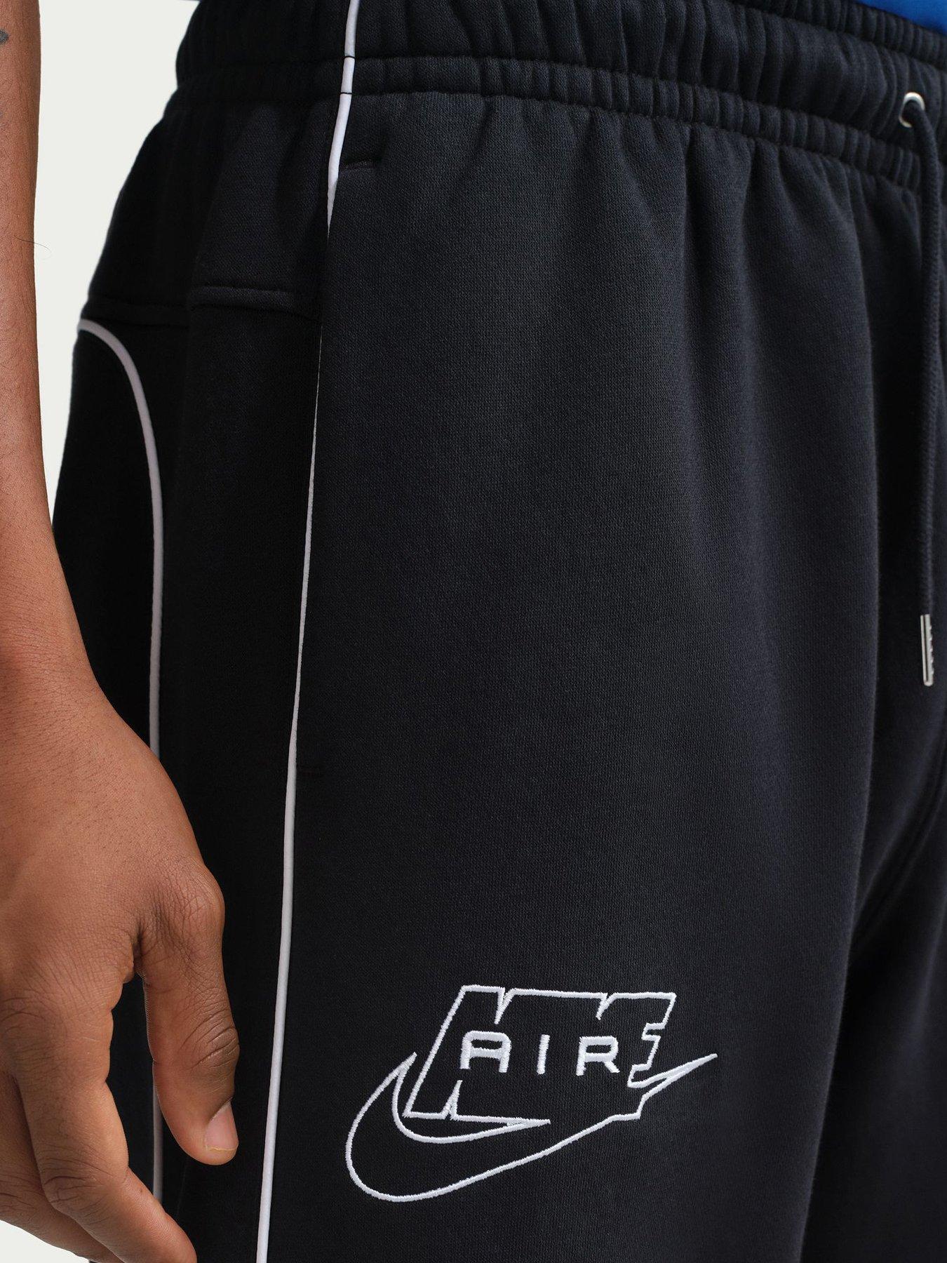 Image 3 of 5 of Nike Mens Sportswear Air Piped Joggers - Black