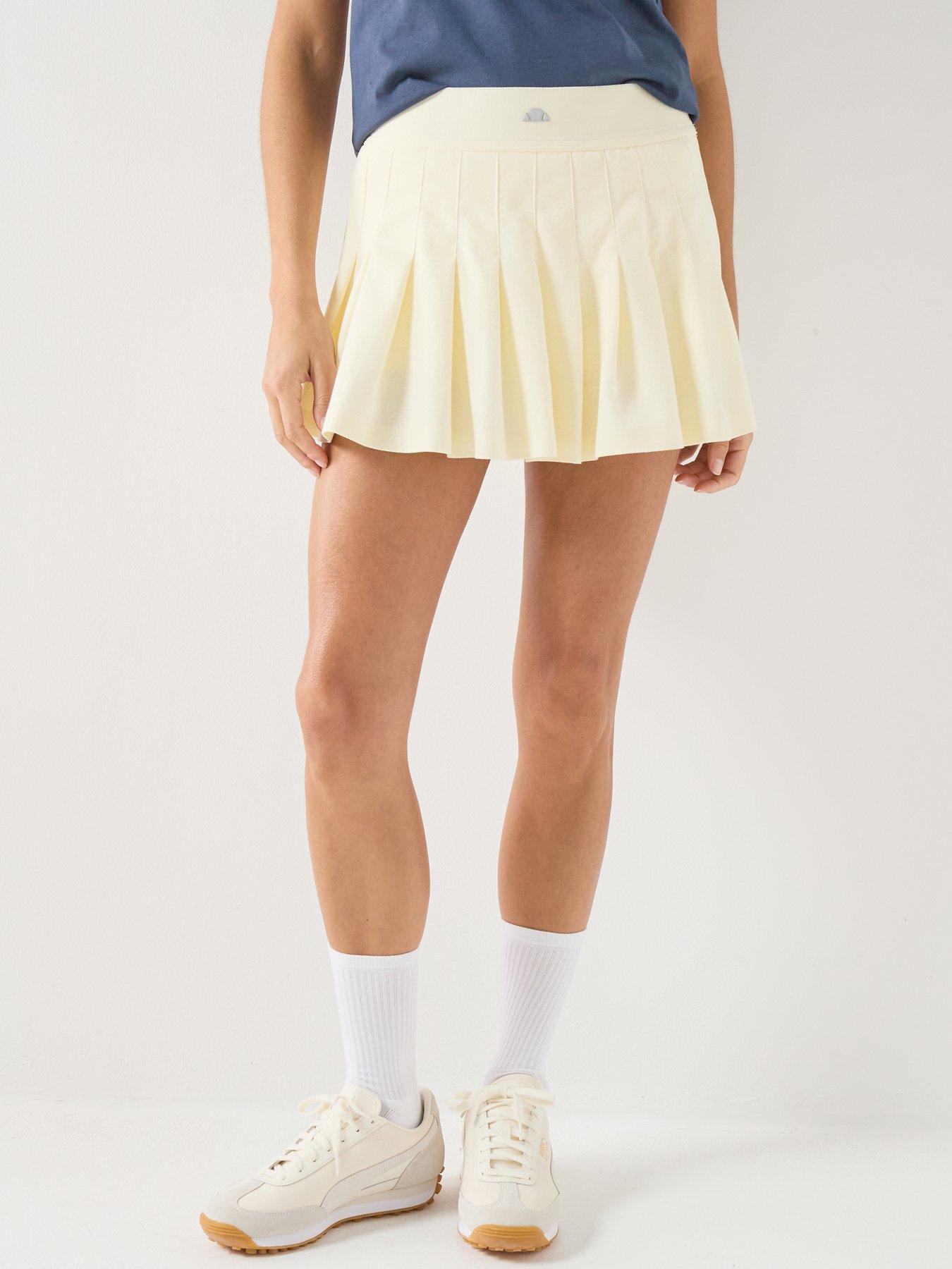 Ellesse Womens Ortegas Tennis Skort - Light Yellow