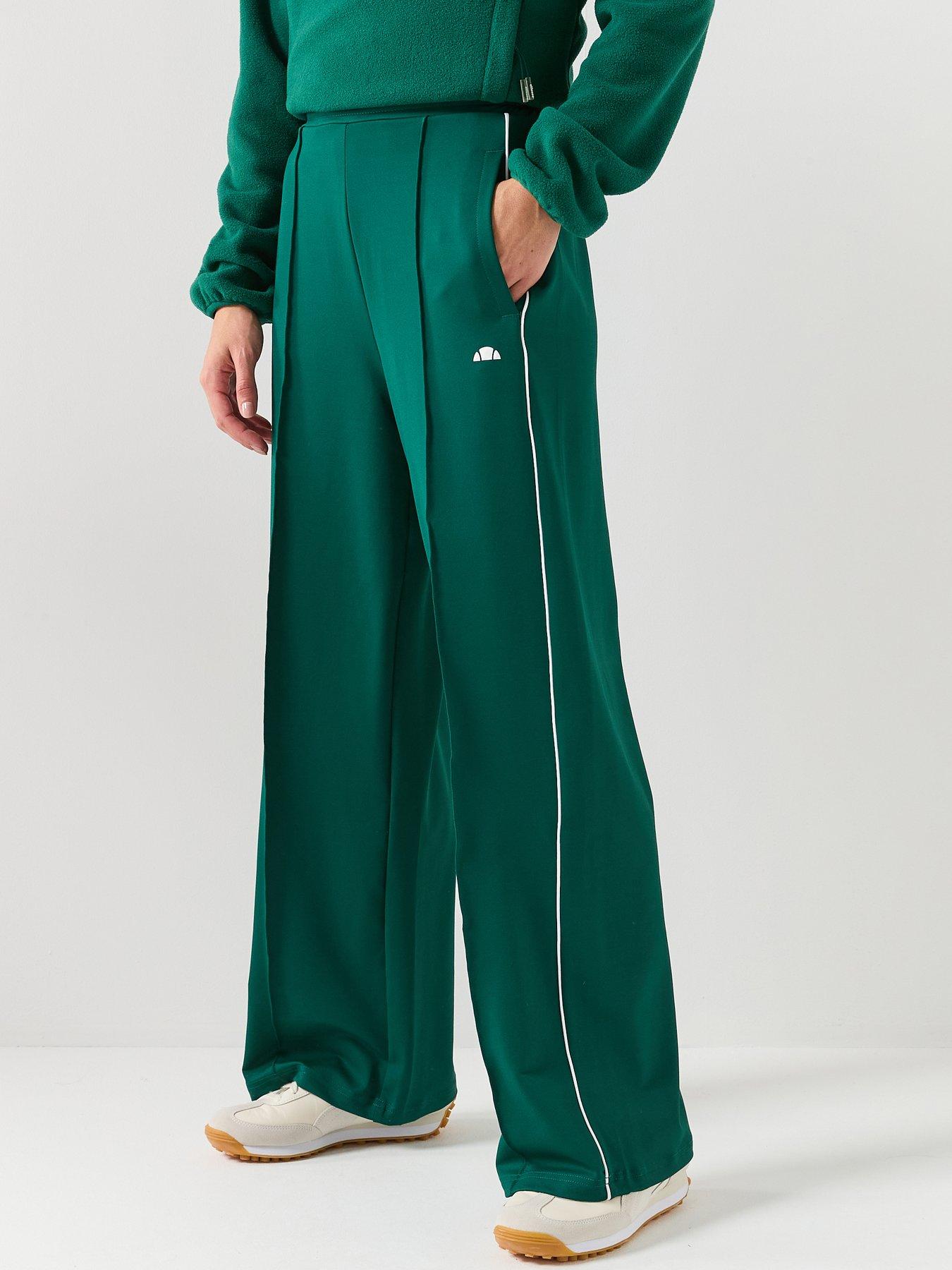 front image of ellesse-womens-genres-jogger-dark-green