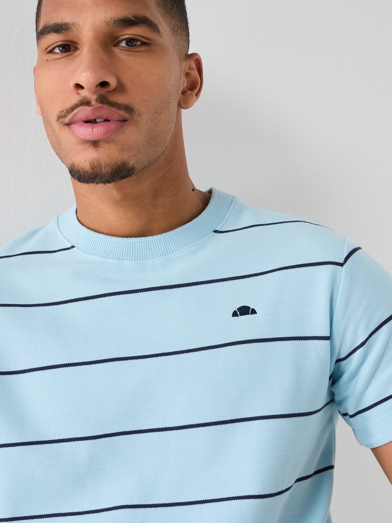 Image 4 of 5 of Ellesse Mens Verri Tee - Light Blue