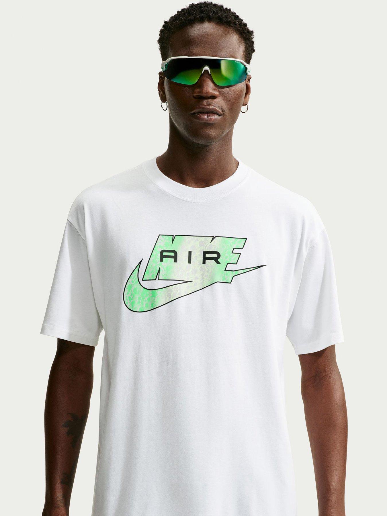 Nike Mens Sportswear Large Graphic T-Shirt - White