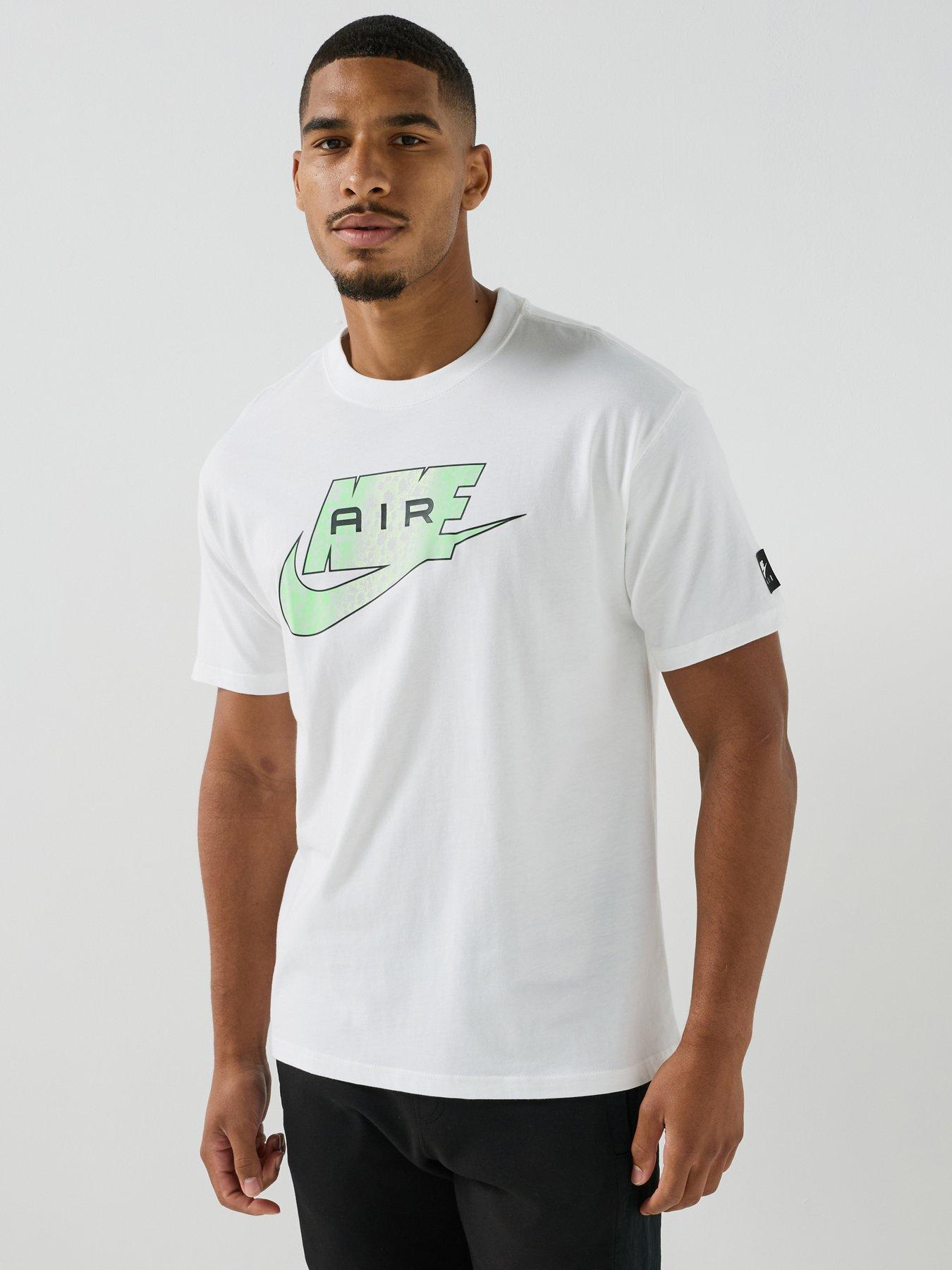 Nike Mens Sportswear Large Graphic T-Shirt - White