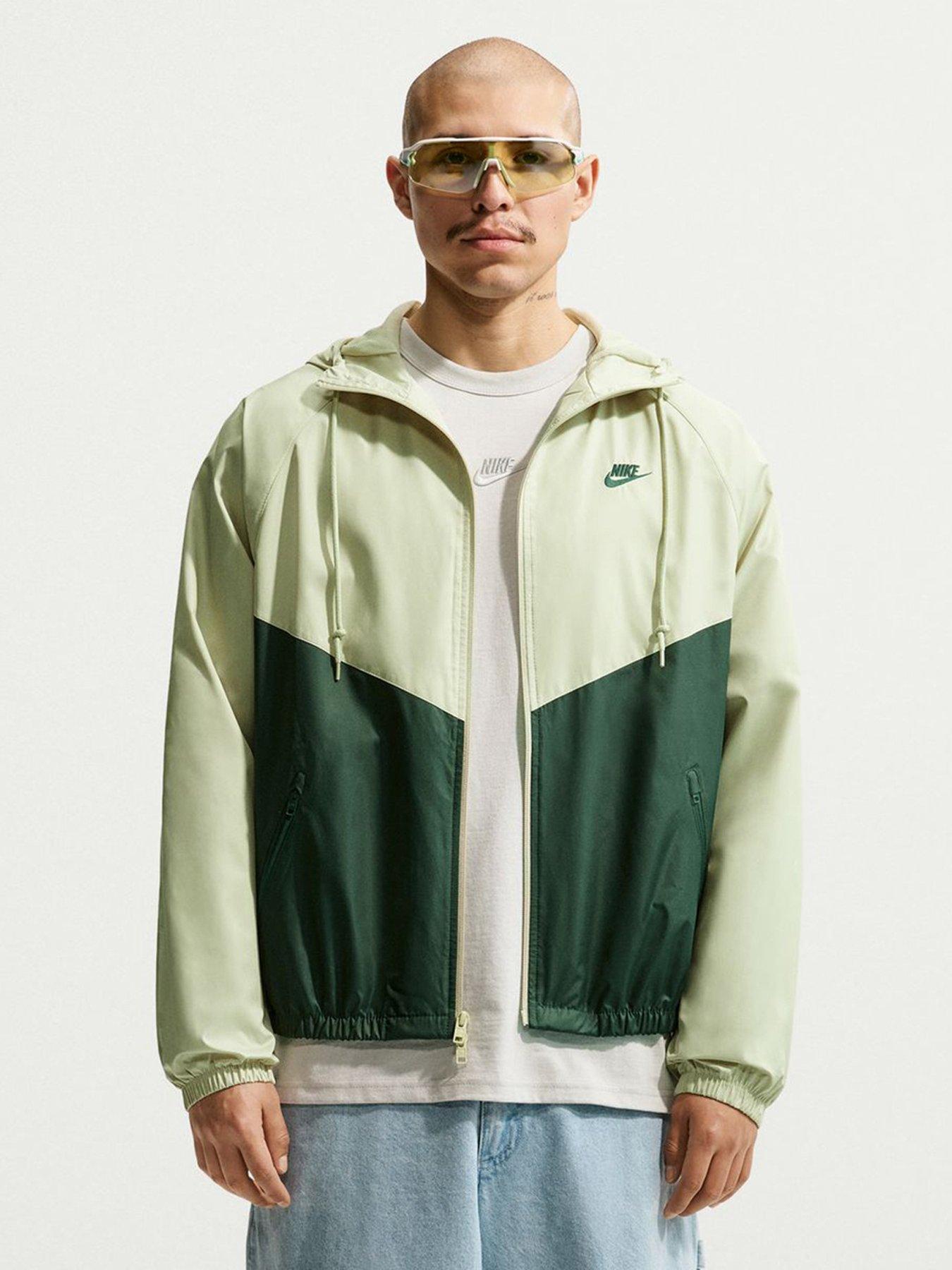 Nike Mens Windrunner Lined Lightweight Jacket - Green