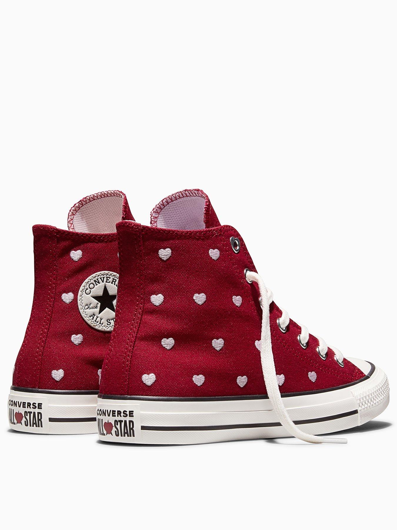 Image 3 of 7 of Converse Junior Chuck Taylor All Star Trainers - Dark Red