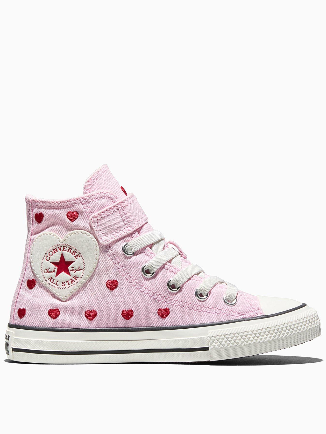 Converse Kids Chuck Taylor All Star 1V Trainers - Pink
