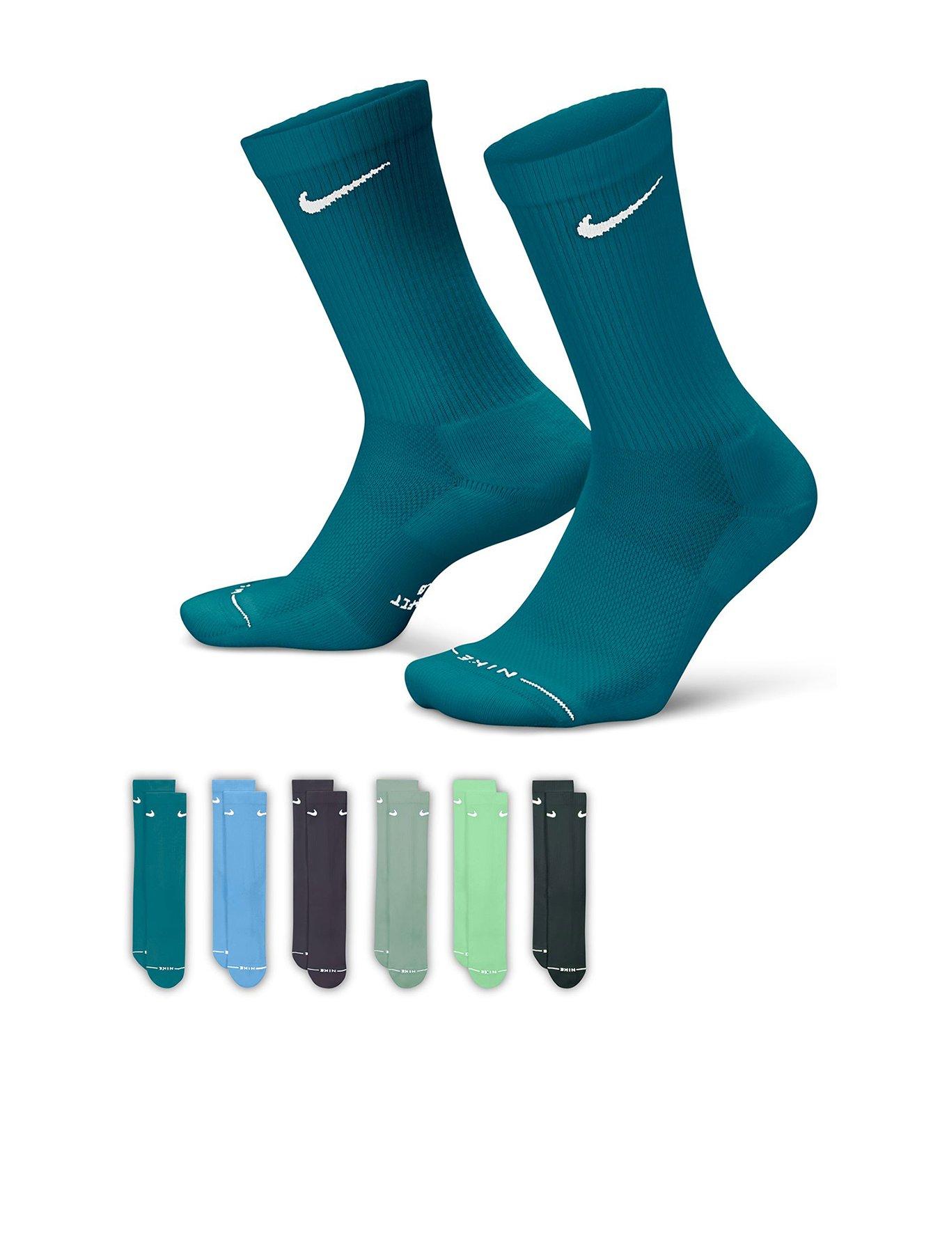Nike Unisex Everyday Elevated Crew Socks (6 Pack) - Assorted