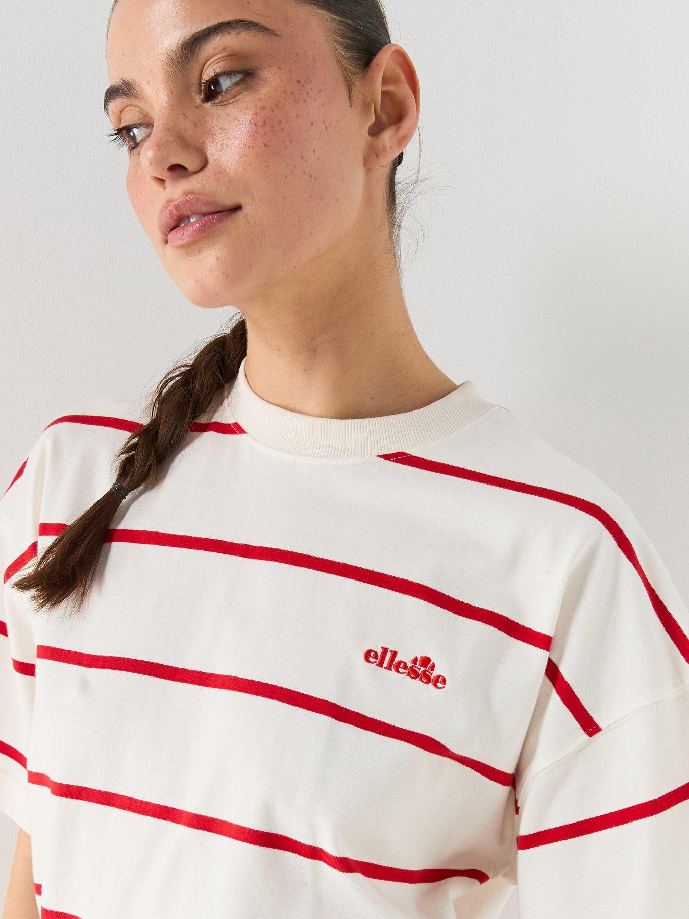  image of ellesse-womens-statte-t-shirt-off-whitered