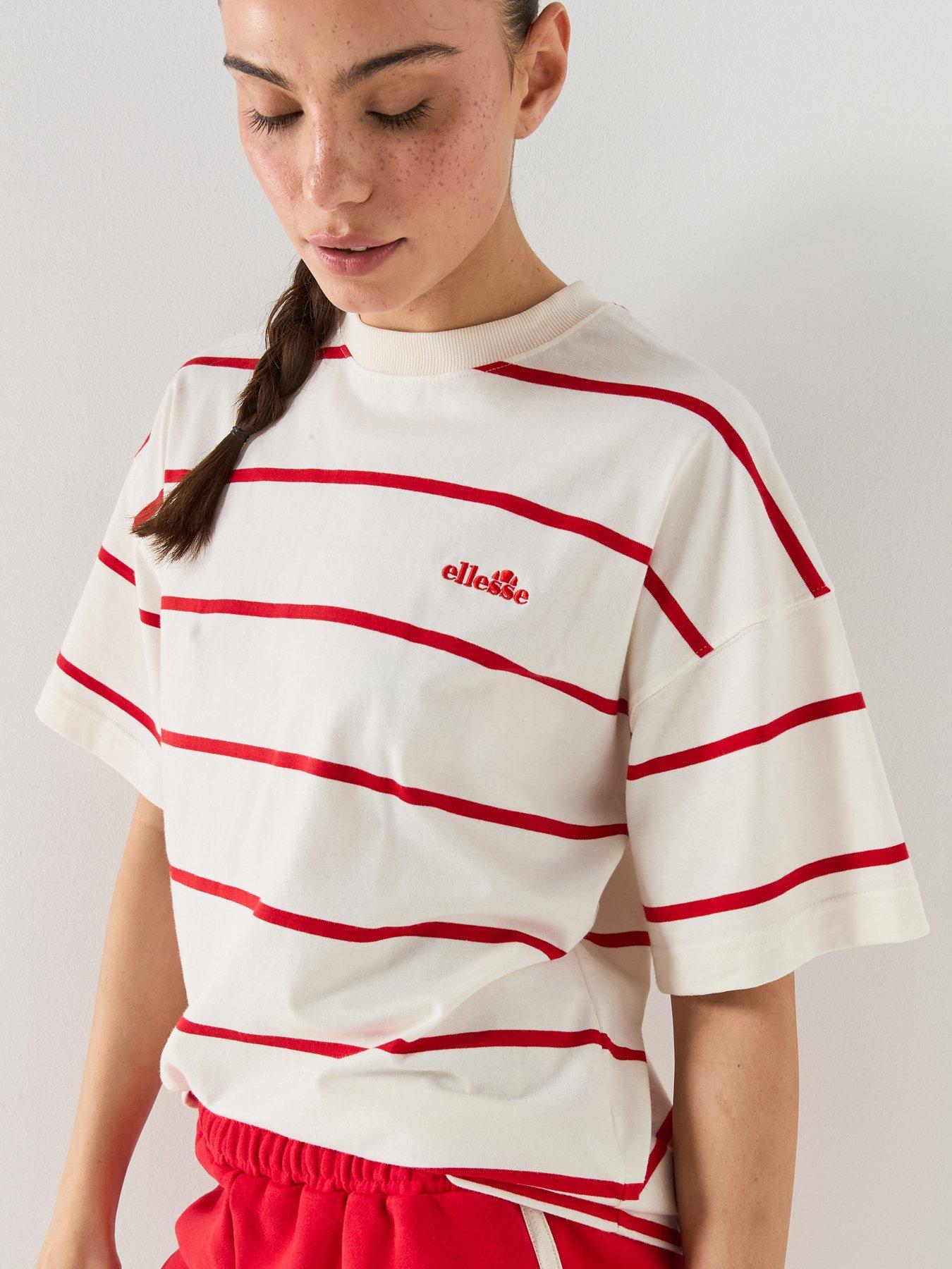  image of ellesse-womens-statte-t-shirt-off-whitered