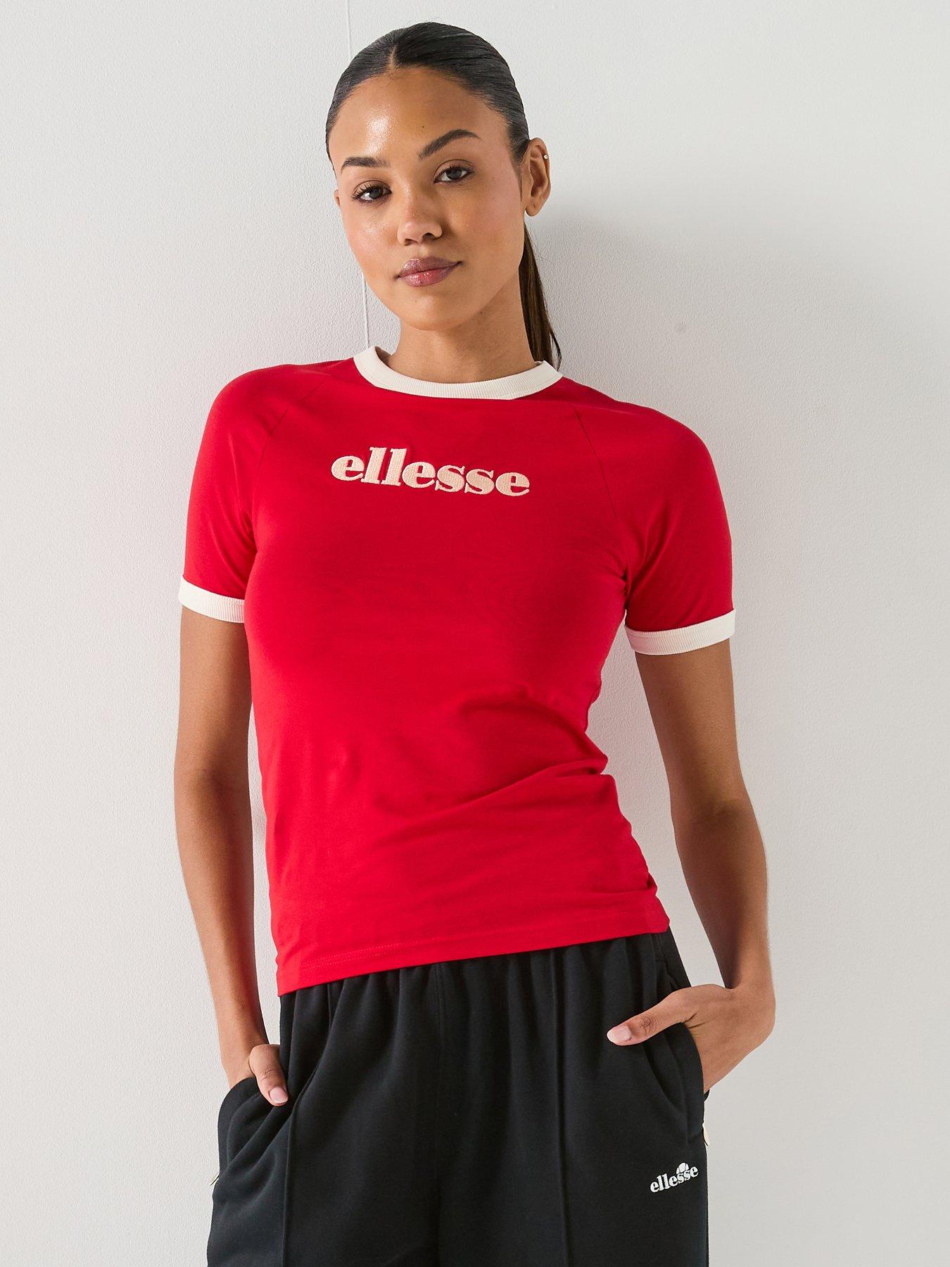 ellesse-womens-albenga-t-shirt-red