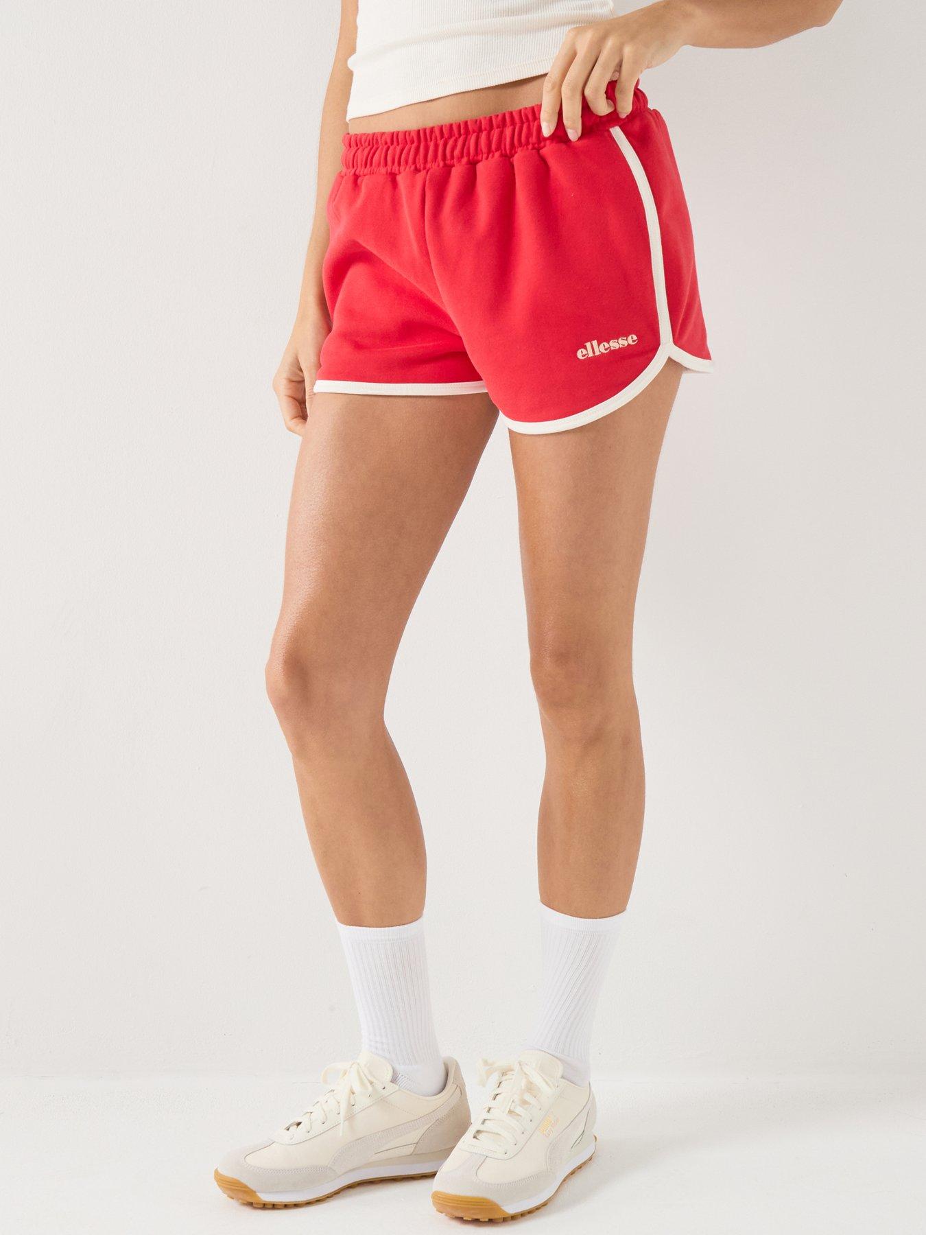Ellesse Womens Ceriale Shorts - Red/off White