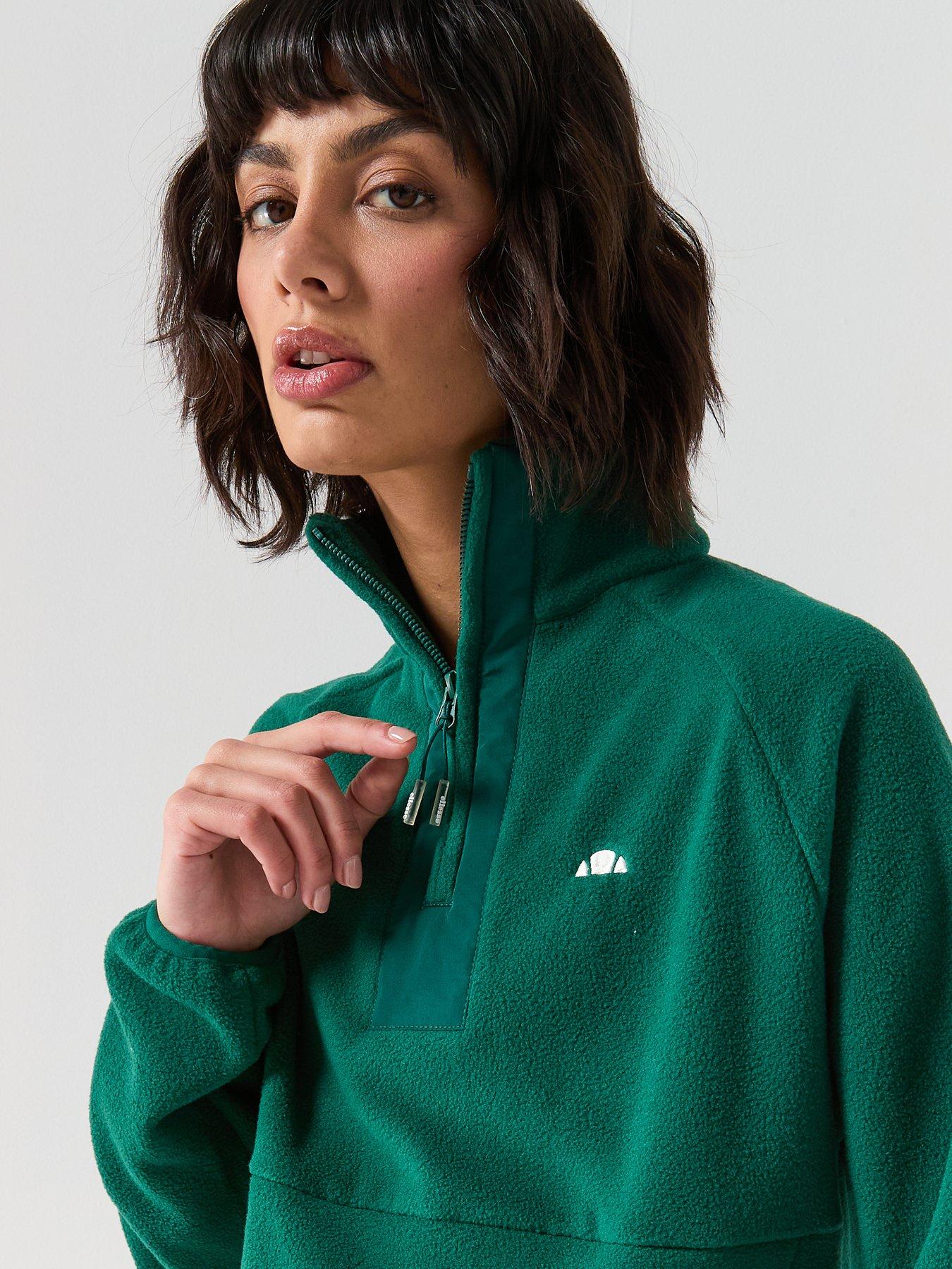  image of ellesse-womens-sestre-oh-jacket-dark-green
