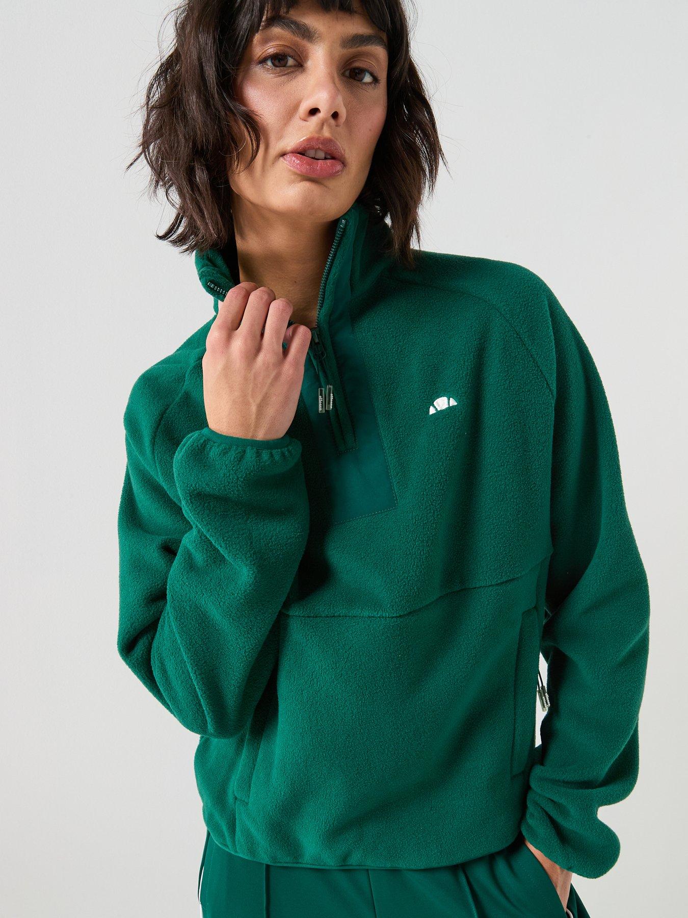  image of ellesse-womens-sestre-oh-jacket-dark-green