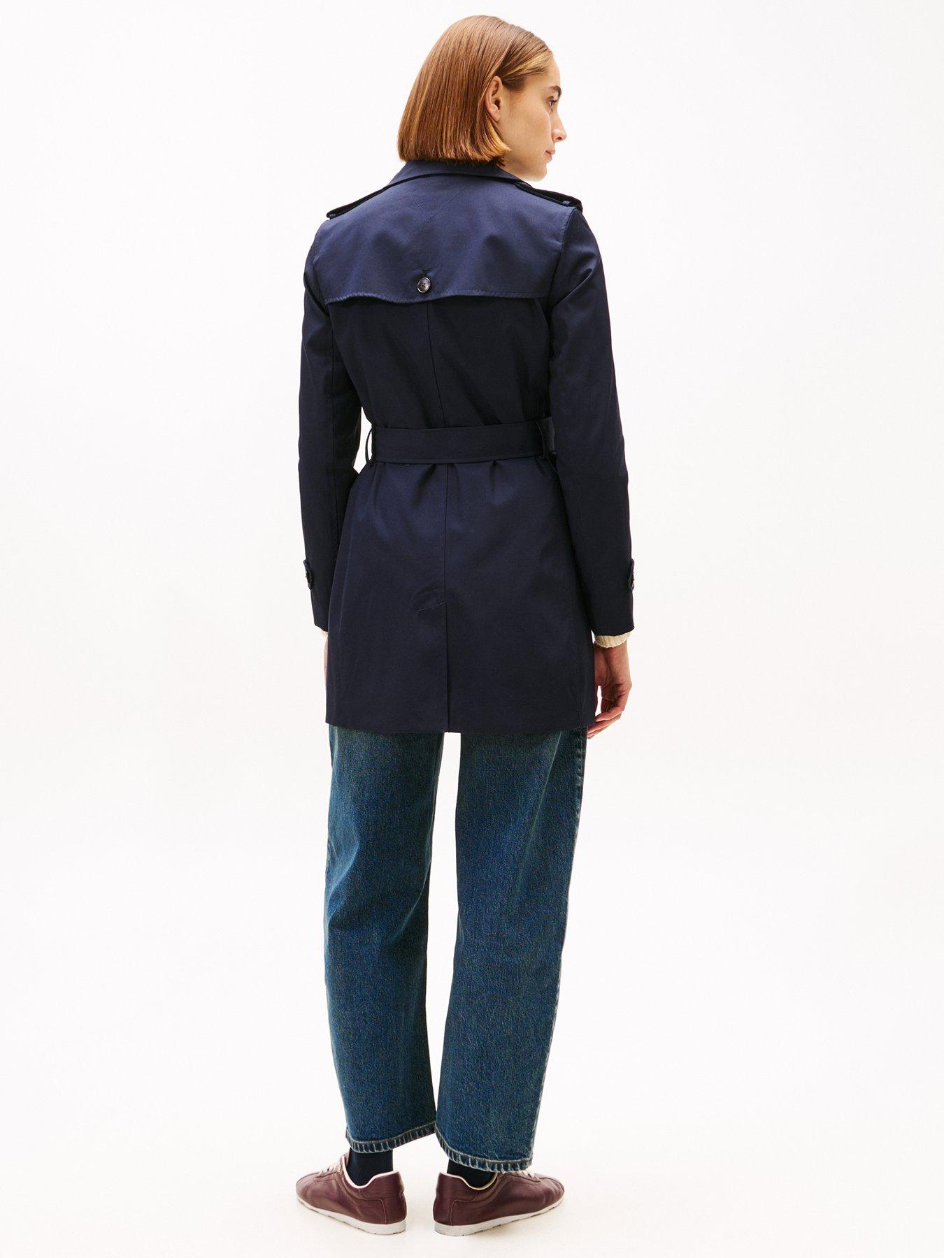  image of tommy-hilfiger-heritage-single-breasted-trench-midnight