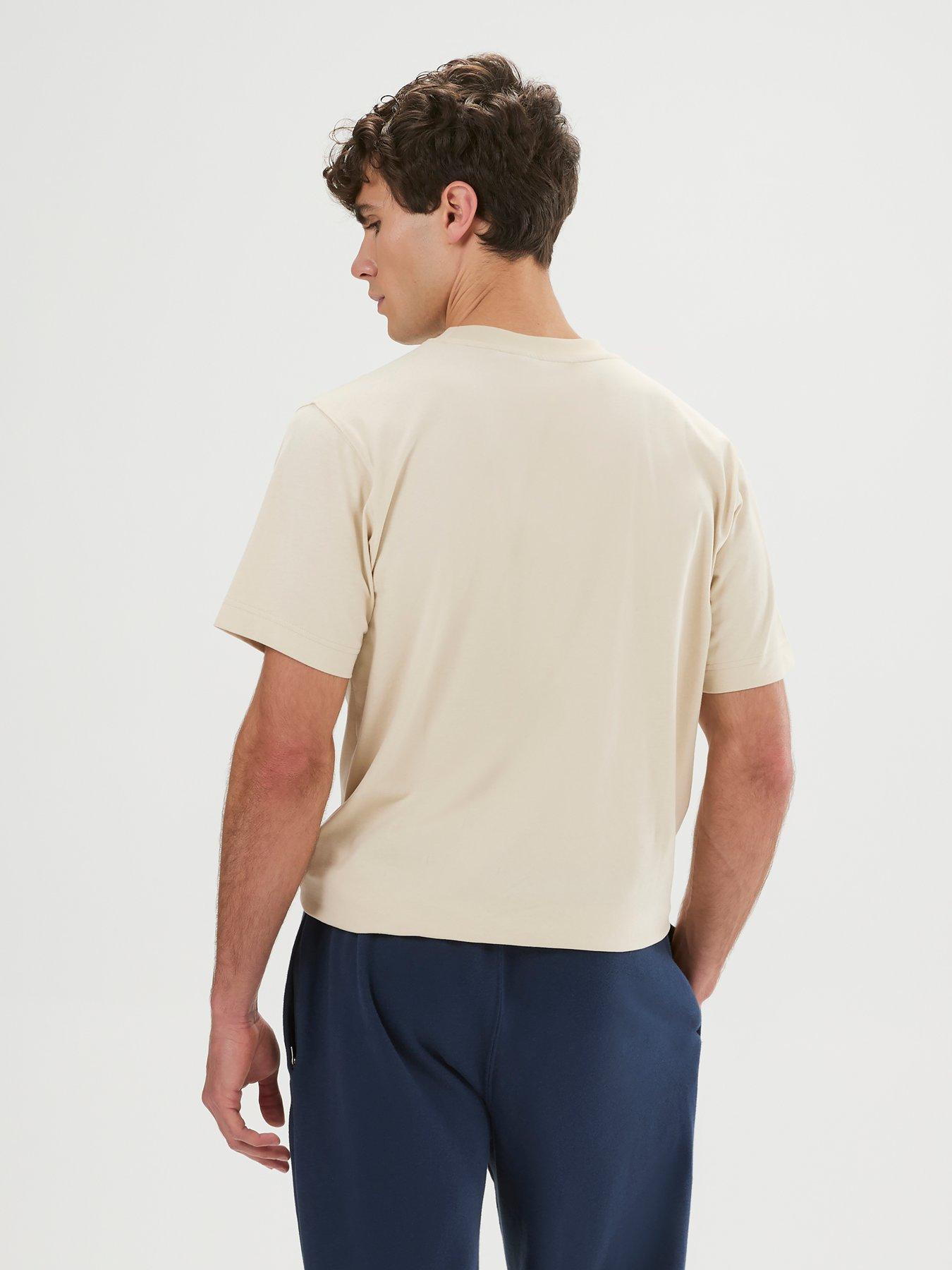 Image 2 of 5 of Ellesse Mens Acciano T-Shirt - Stone