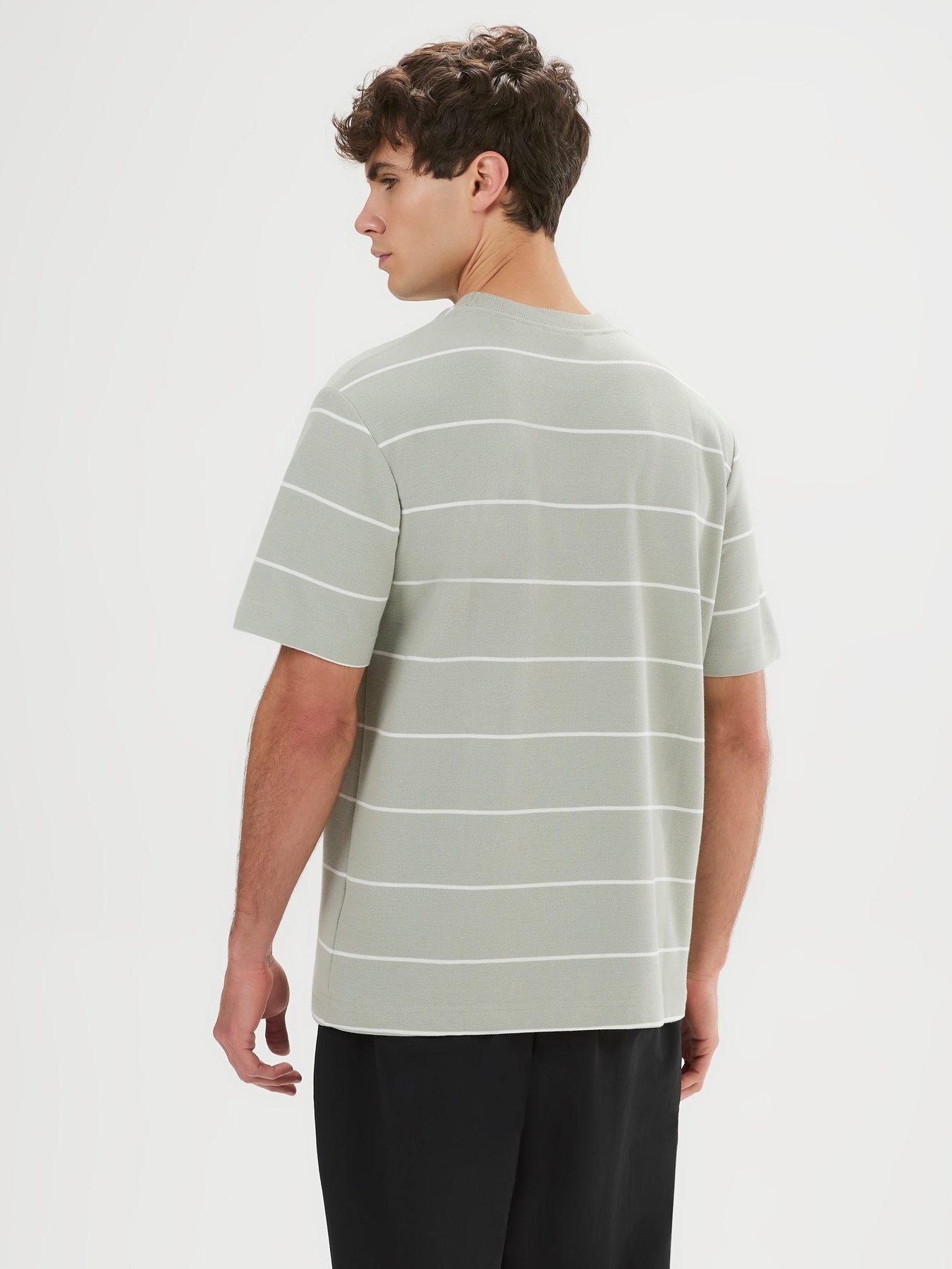 Image 2 of 5 of Ellesse Mens Verri T-Shirt - Sage/Off White