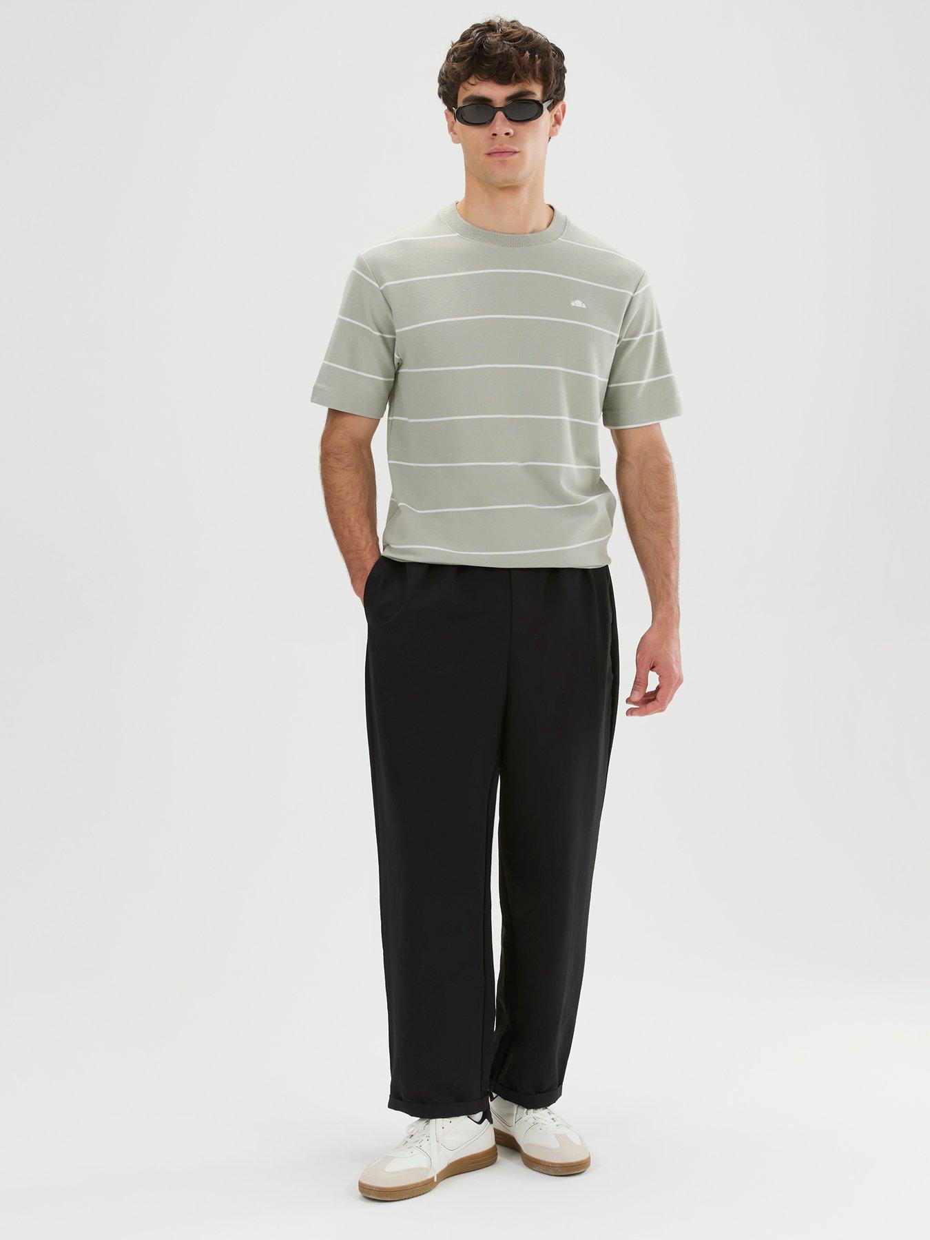 Image 3 of 5 of Ellesse Mens Verri T-Shirt - Sage/Off White