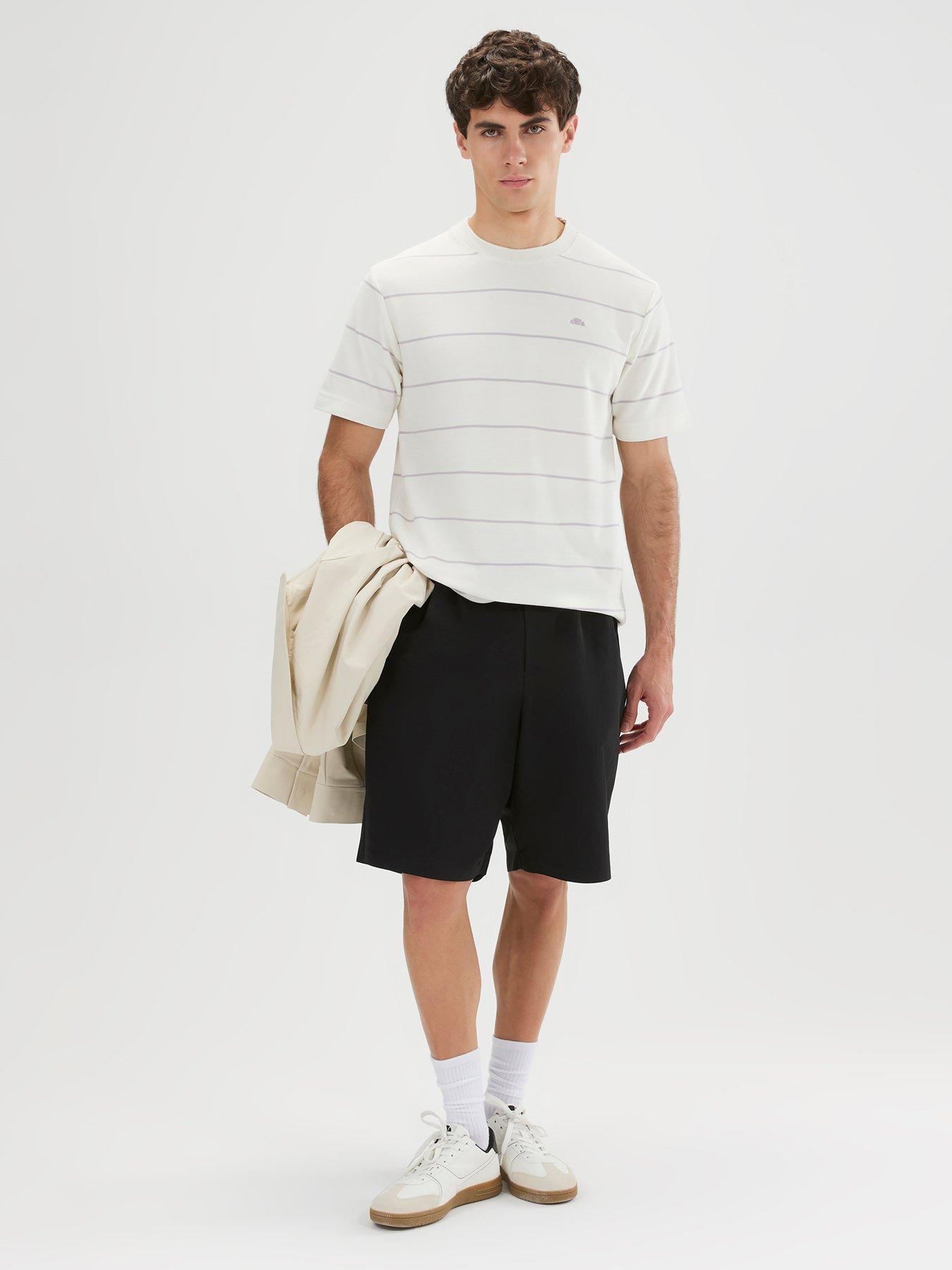 Image 3 of 5 of Ellesse Mens Verri T-Shirt - Off White/Lilac