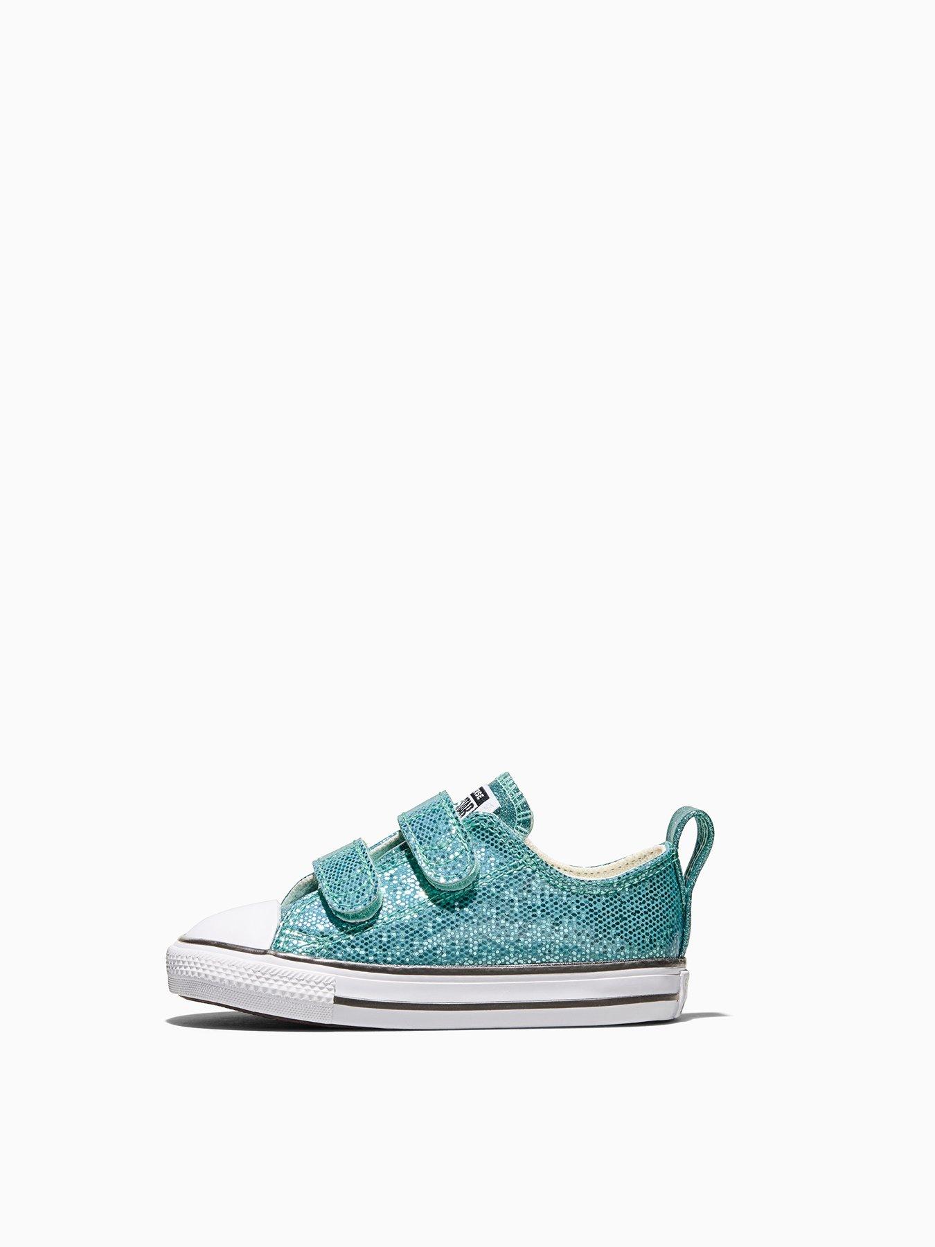 Image 5 of 5 of Converse Infant Chuck Taylor All Star 2V Trainers - Aqua